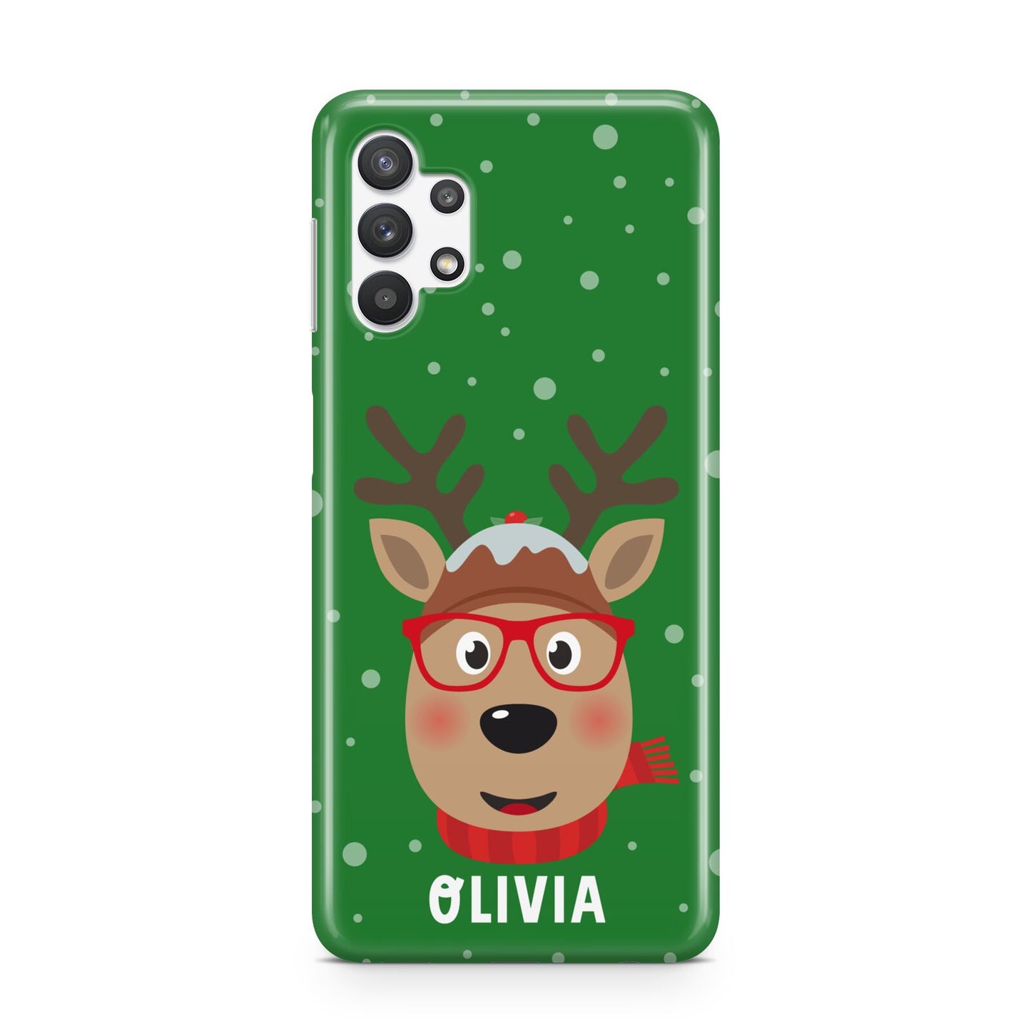 Create Your Own Reindeer Personalised Samsung A32 5G Case