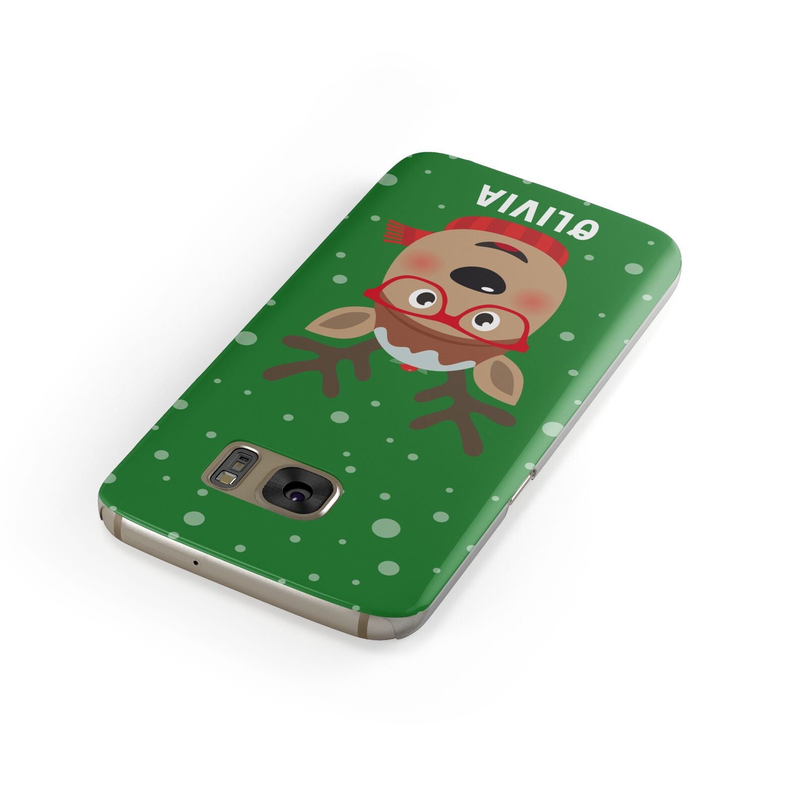 Create Your Own Reindeer Personalised Samsung Galaxy Case Front Close Up