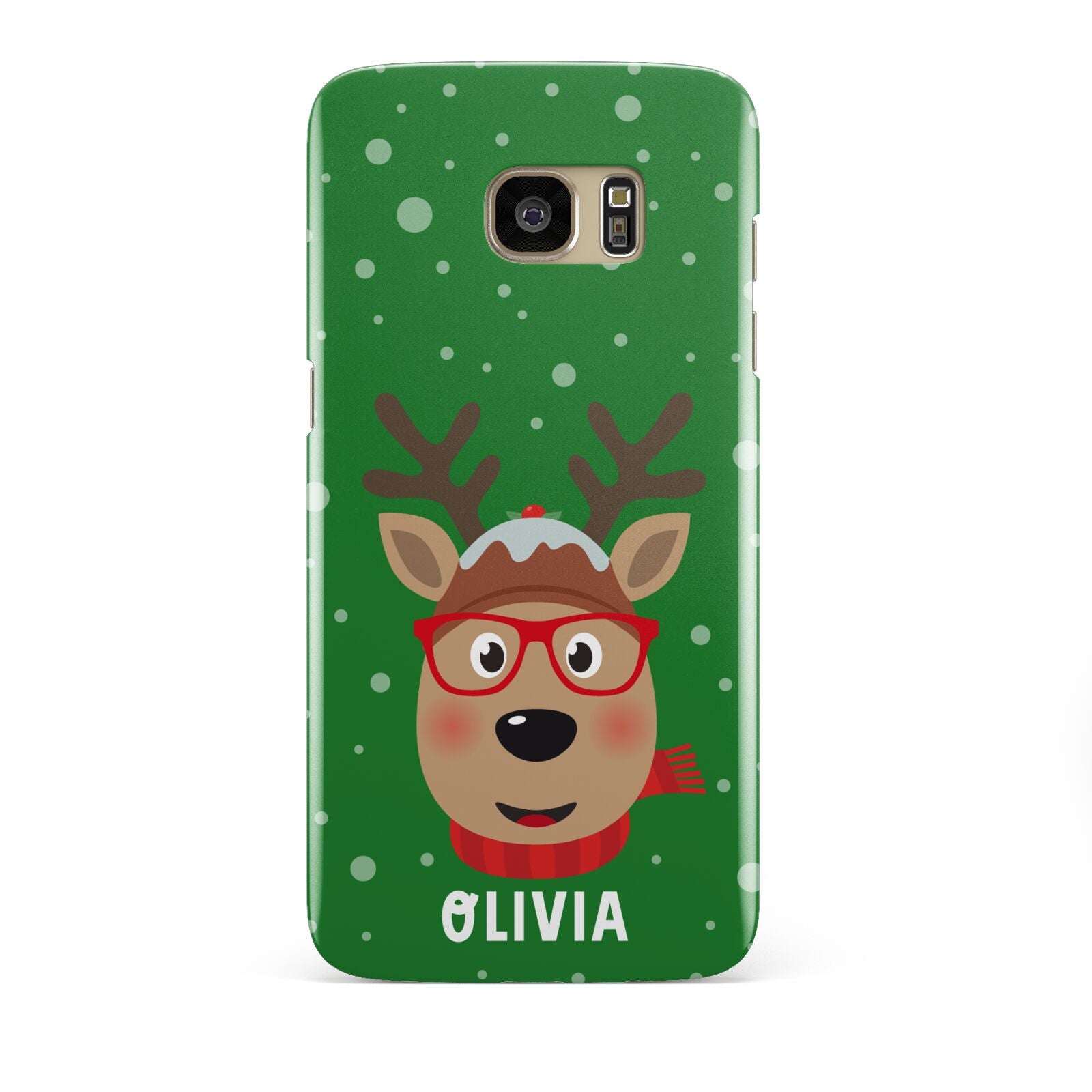 Create Your Own Reindeer Personalised Samsung Galaxy S7 Edge Case