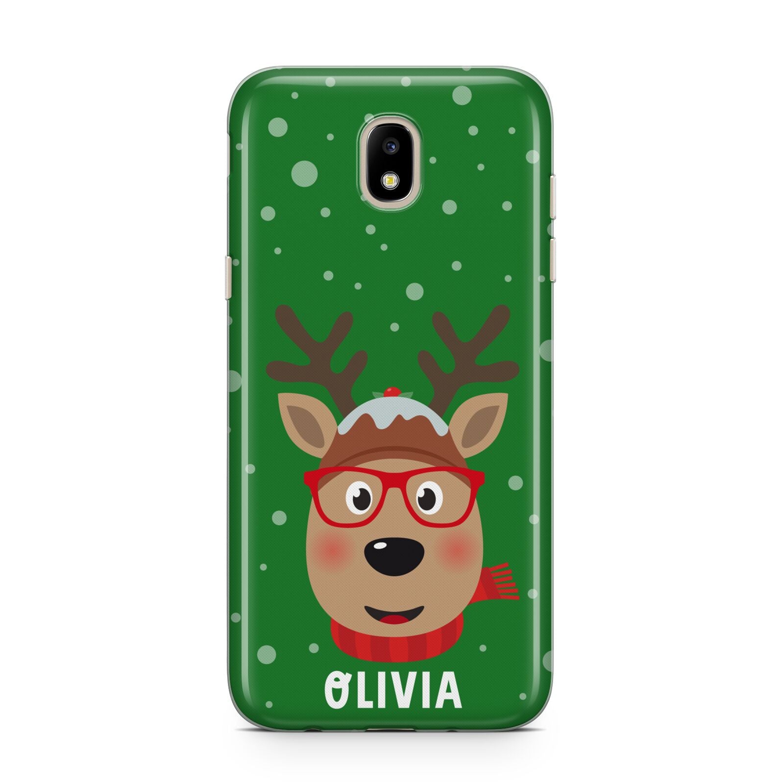 Create Your Own Reindeer Personalised Samsung J5 2017 Case