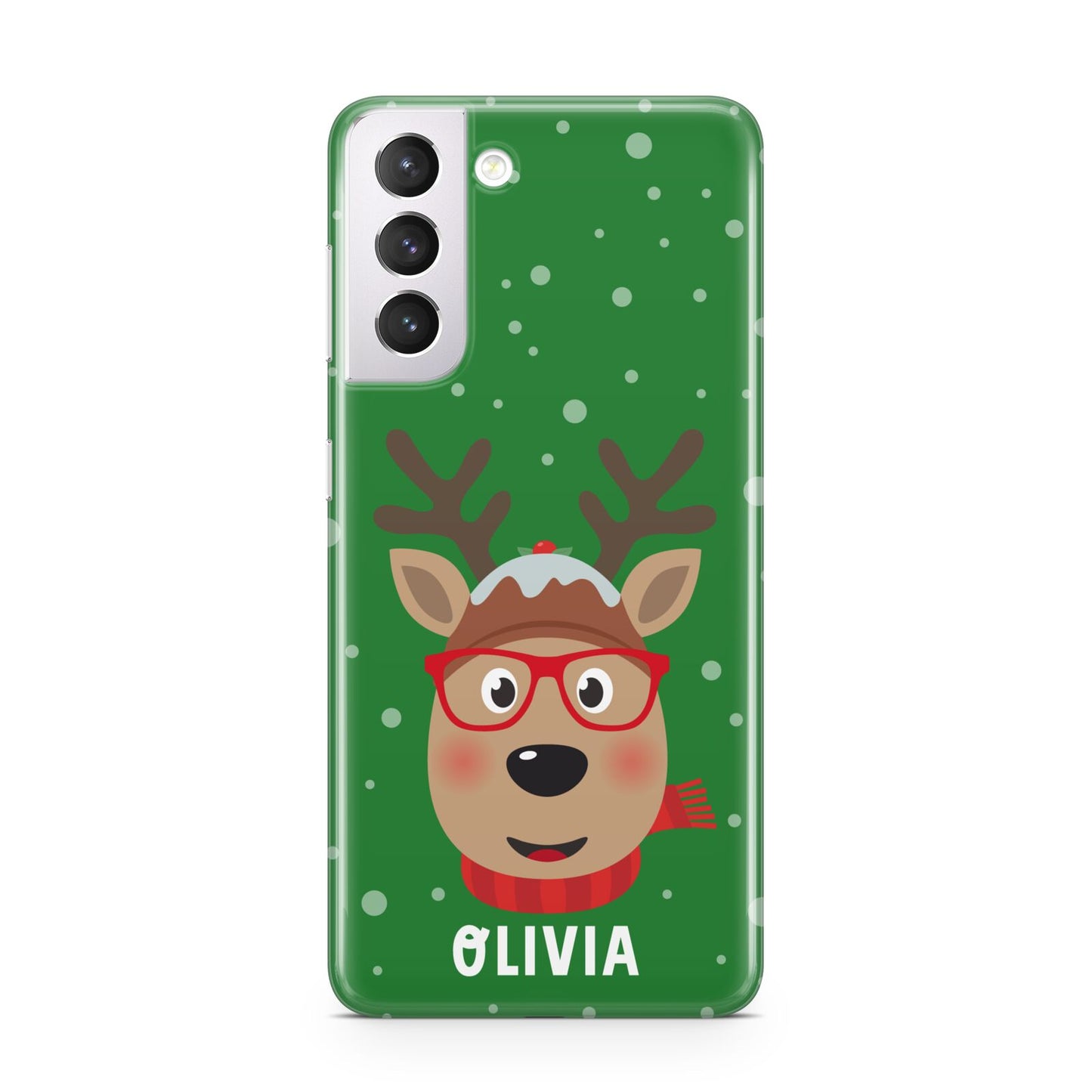 Create Your Own Reindeer Personalised Samsung S21 Case