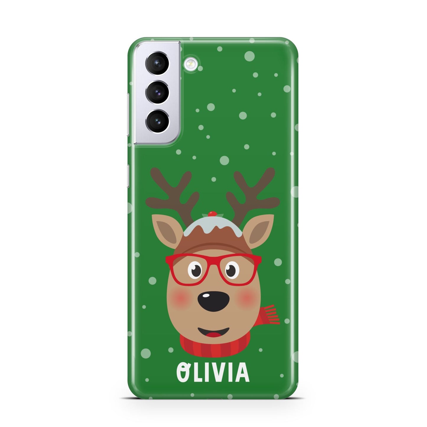 Create Your Own Reindeer Personalised Samsung S21 Plus Case