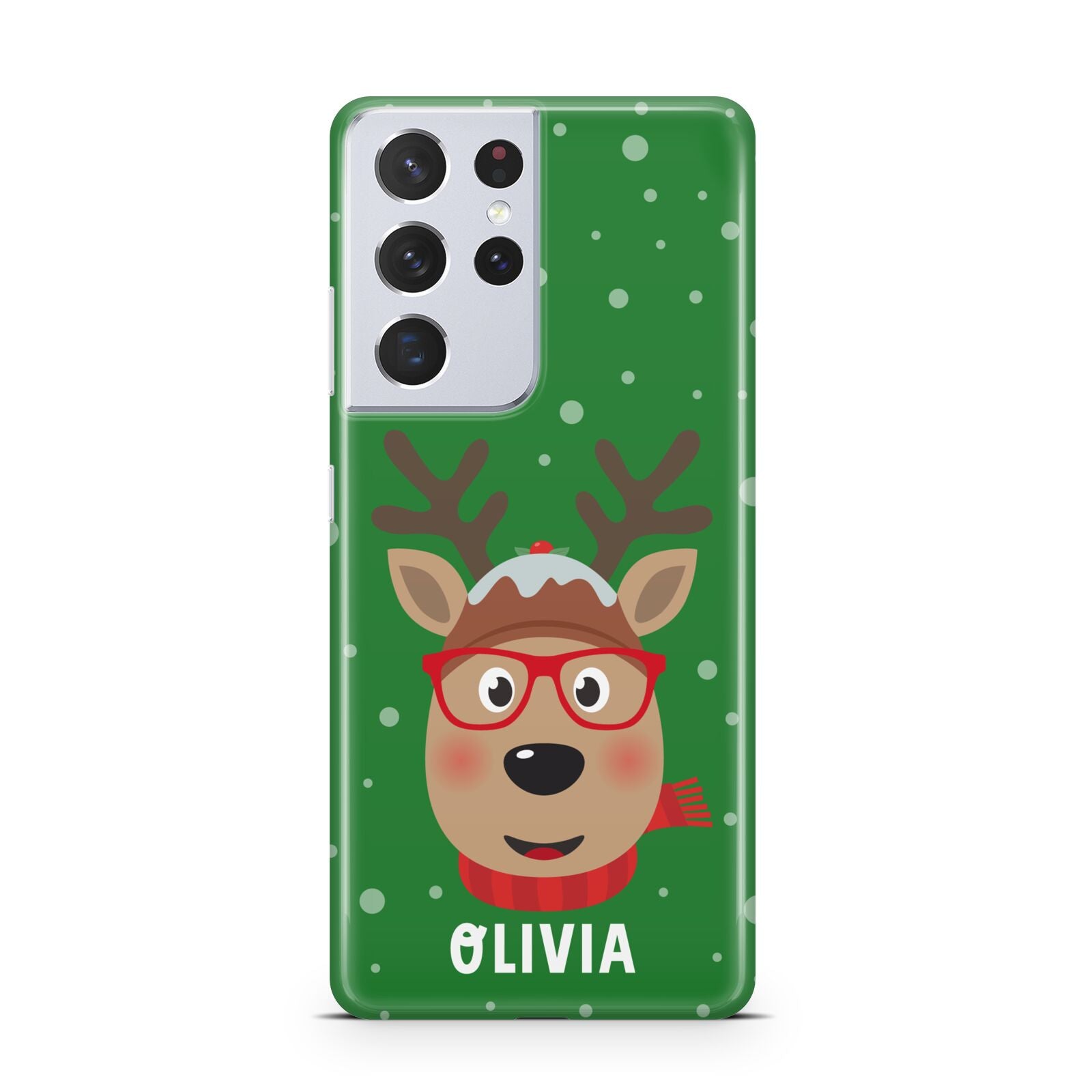 Create Your Own Reindeer Personalised Samsung S21 Ultra Case