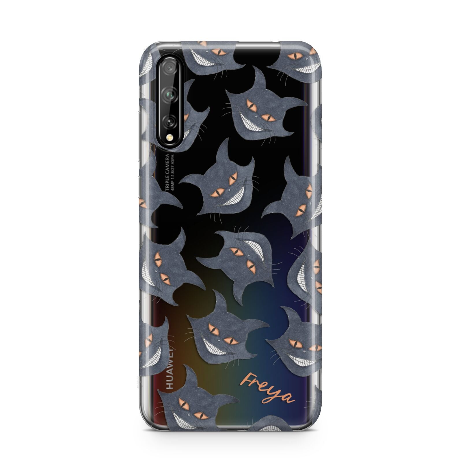 Creepy Cat Halloween Personalised Huawei Enjoy 10s Phone Case