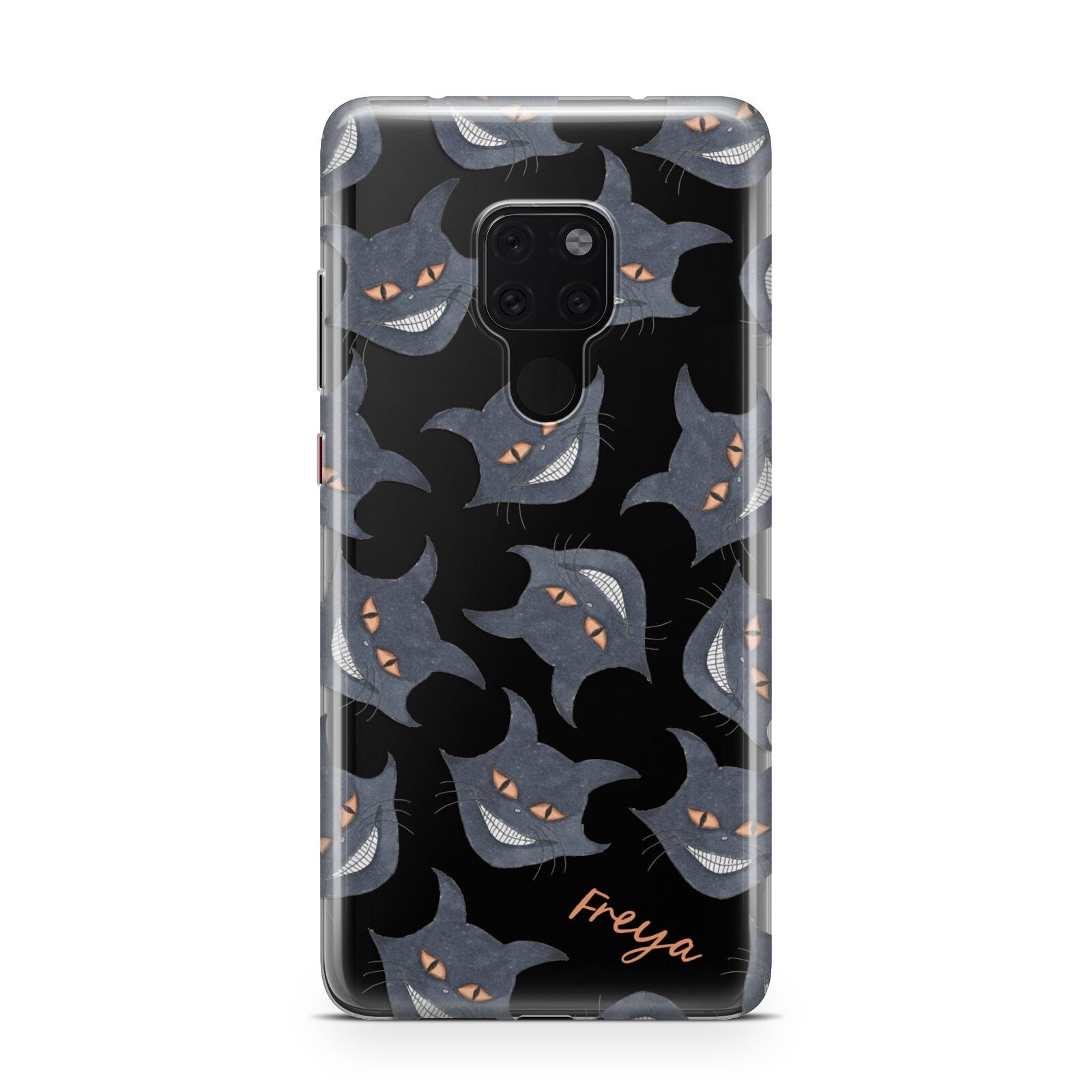 Creepy Cat Halloween Personalised Huawei Mate 20 Phone Case