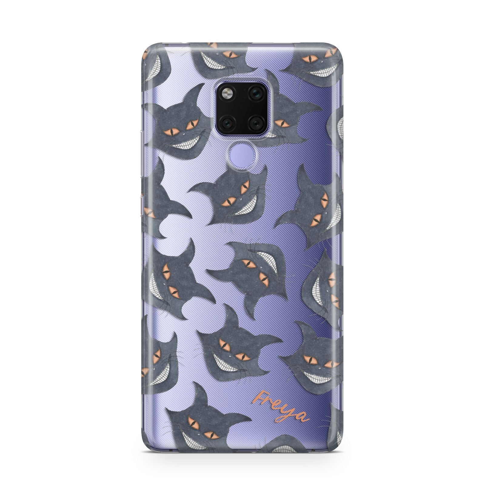 Creepy Cat Halloween Personalised Huawei Mate 20X Phone Case