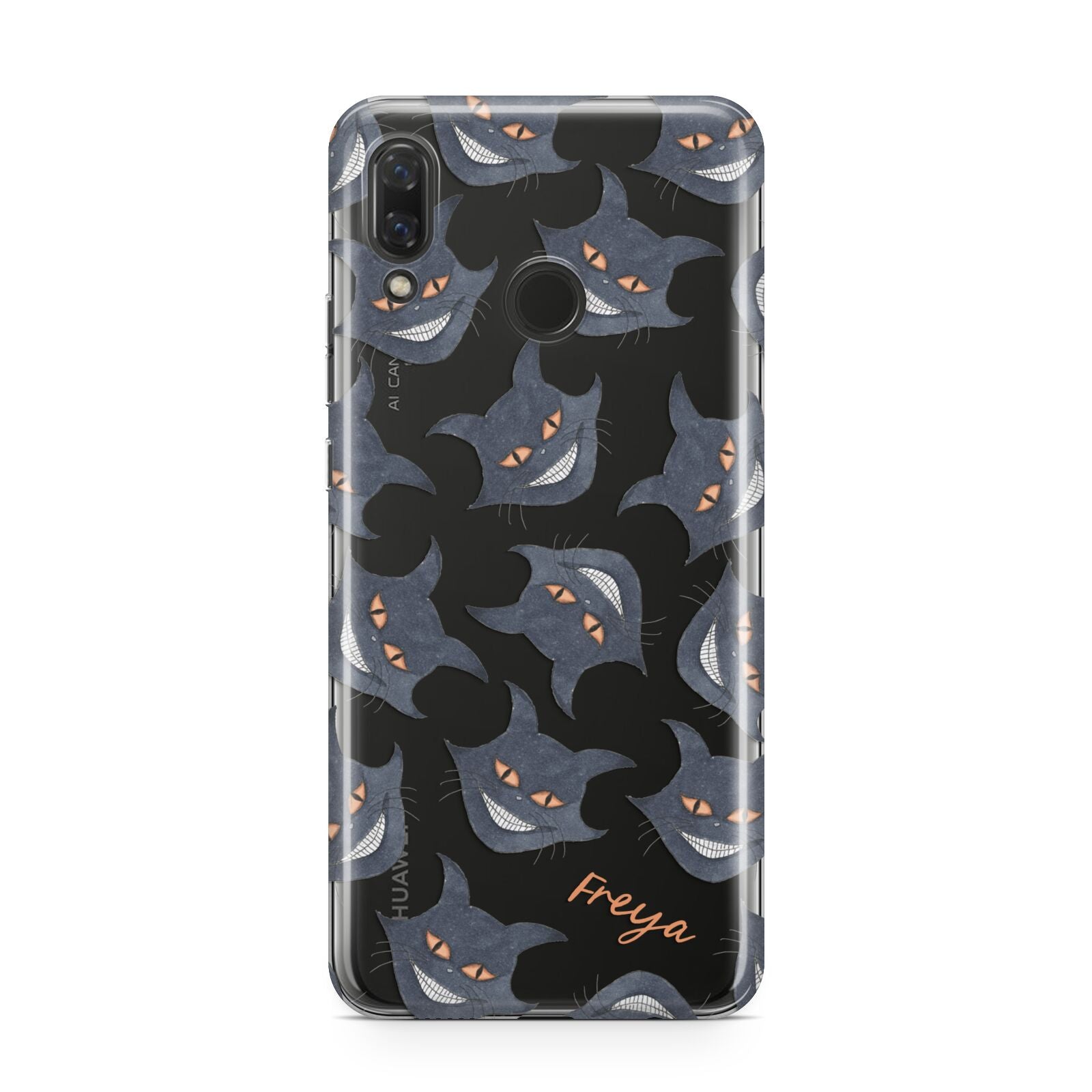 Creepy Cat Halloween Personalised Huawei Nova 3 Phone Case