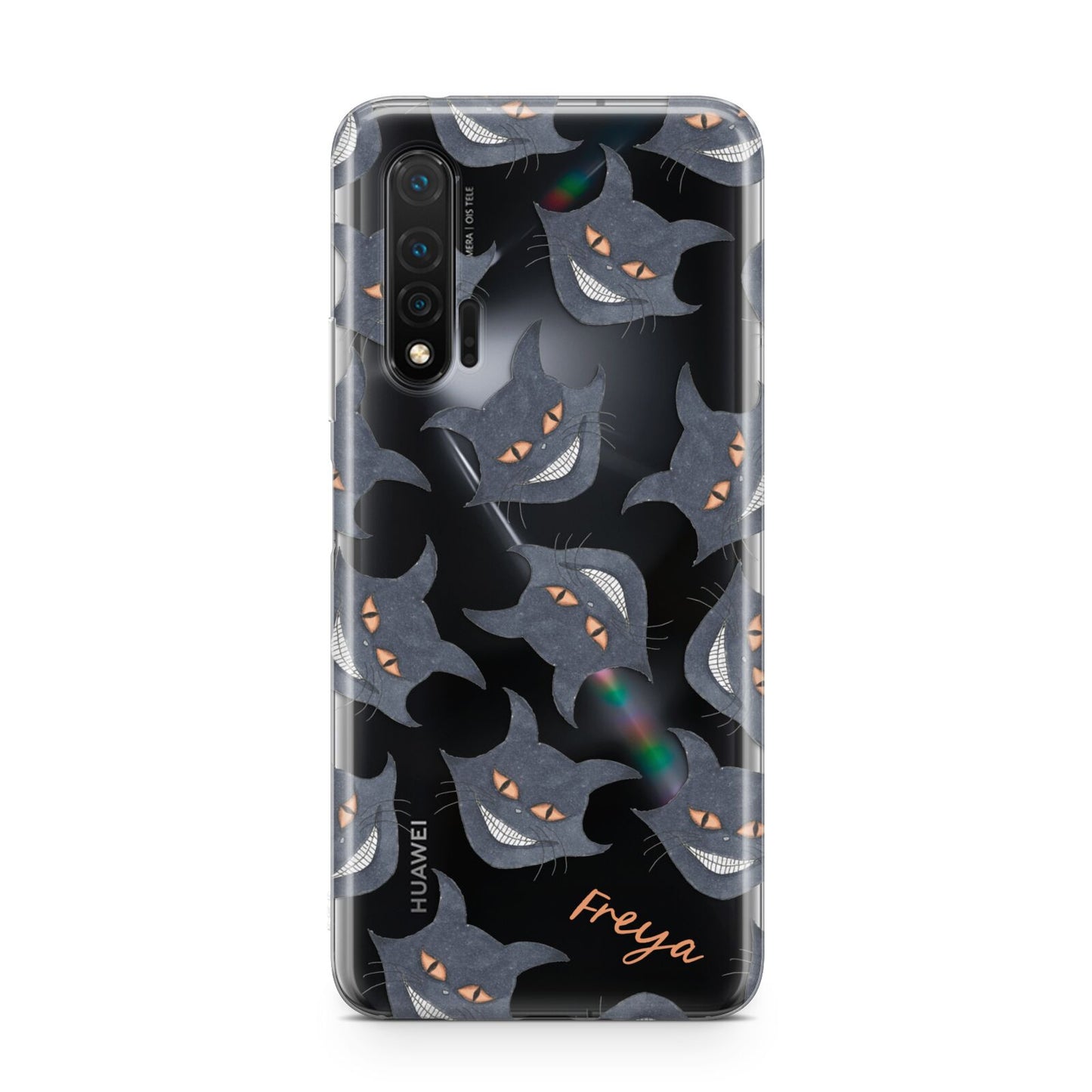 Creepy Cat Halloween Personalised Huawei Nova 6 Phone Case