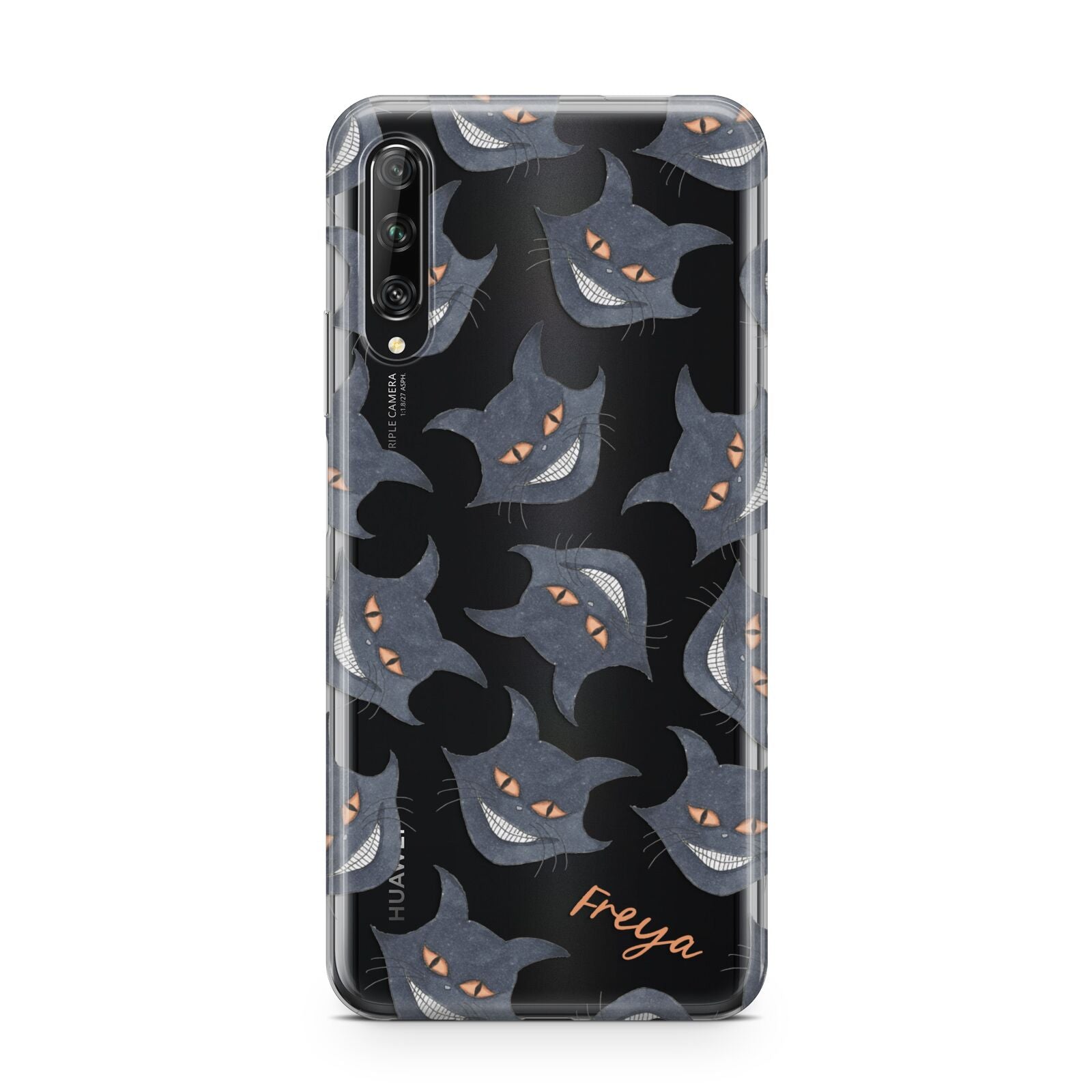 Creepy Cat Halloween Personalised Huawei P Smart Pro 2019