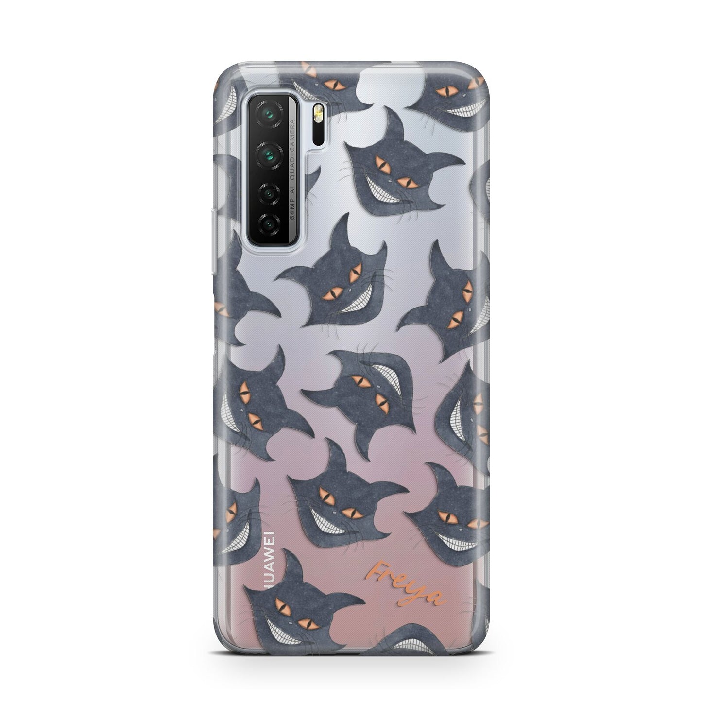 Creepy Cat Halloween Personalised Huawei P40 Lite 5G Phone Case