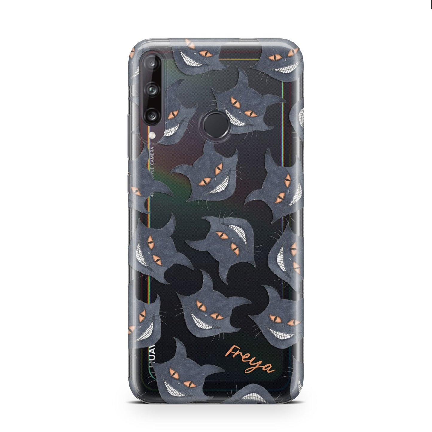 Creepy Cat Halloween Personalised Huawei P40 Lite E Phone Case