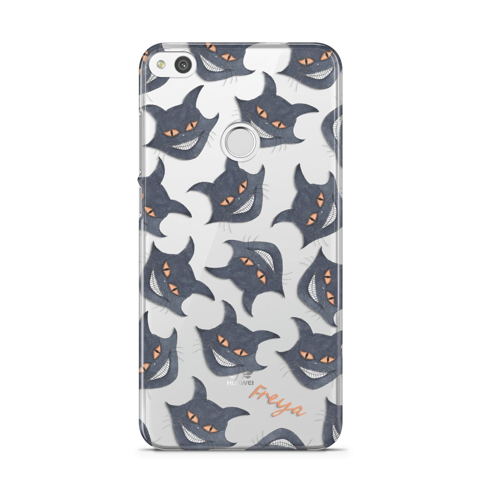 Creepy Cat Halloween Personalised Huawei P8 Lite Case