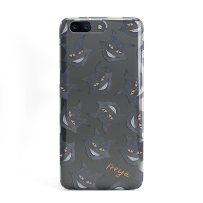 Creepy Cat Halloween Personalised OnePlus Case