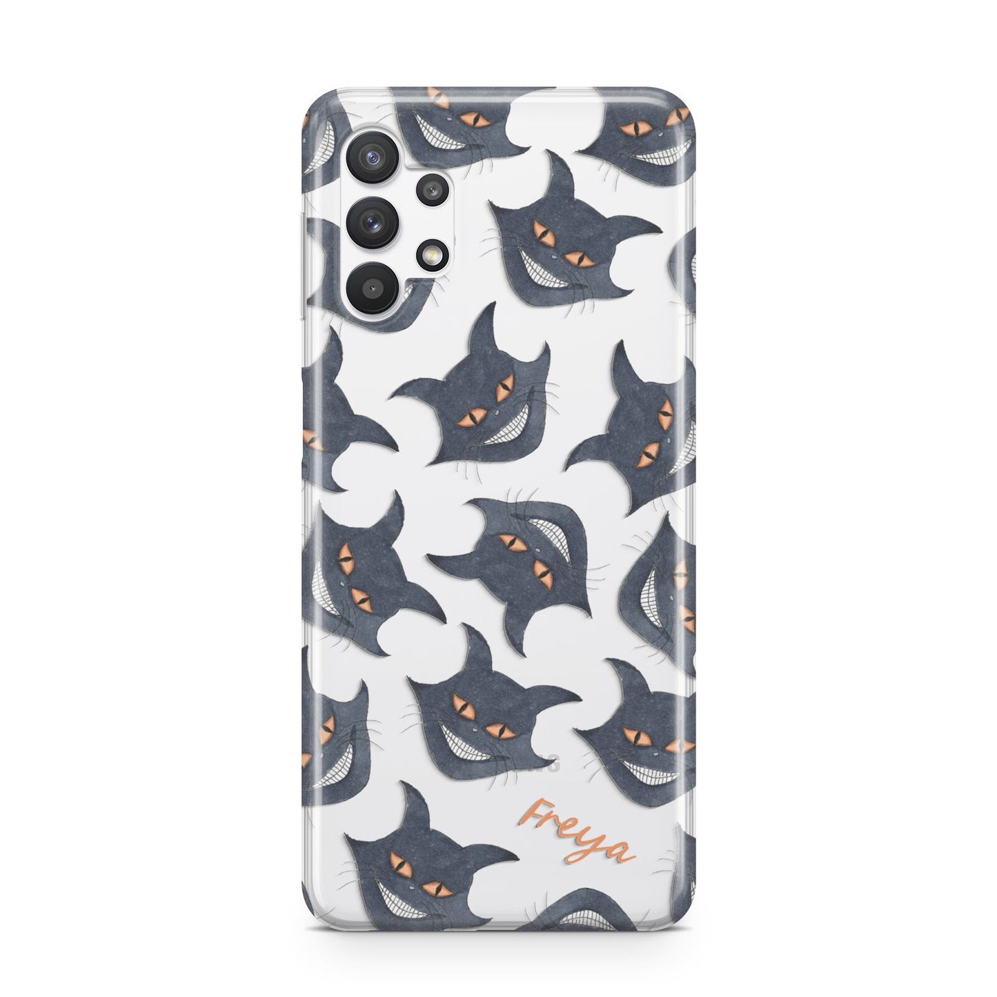 Creepy Cat Halloween Personalised Samsung A32 5G Case