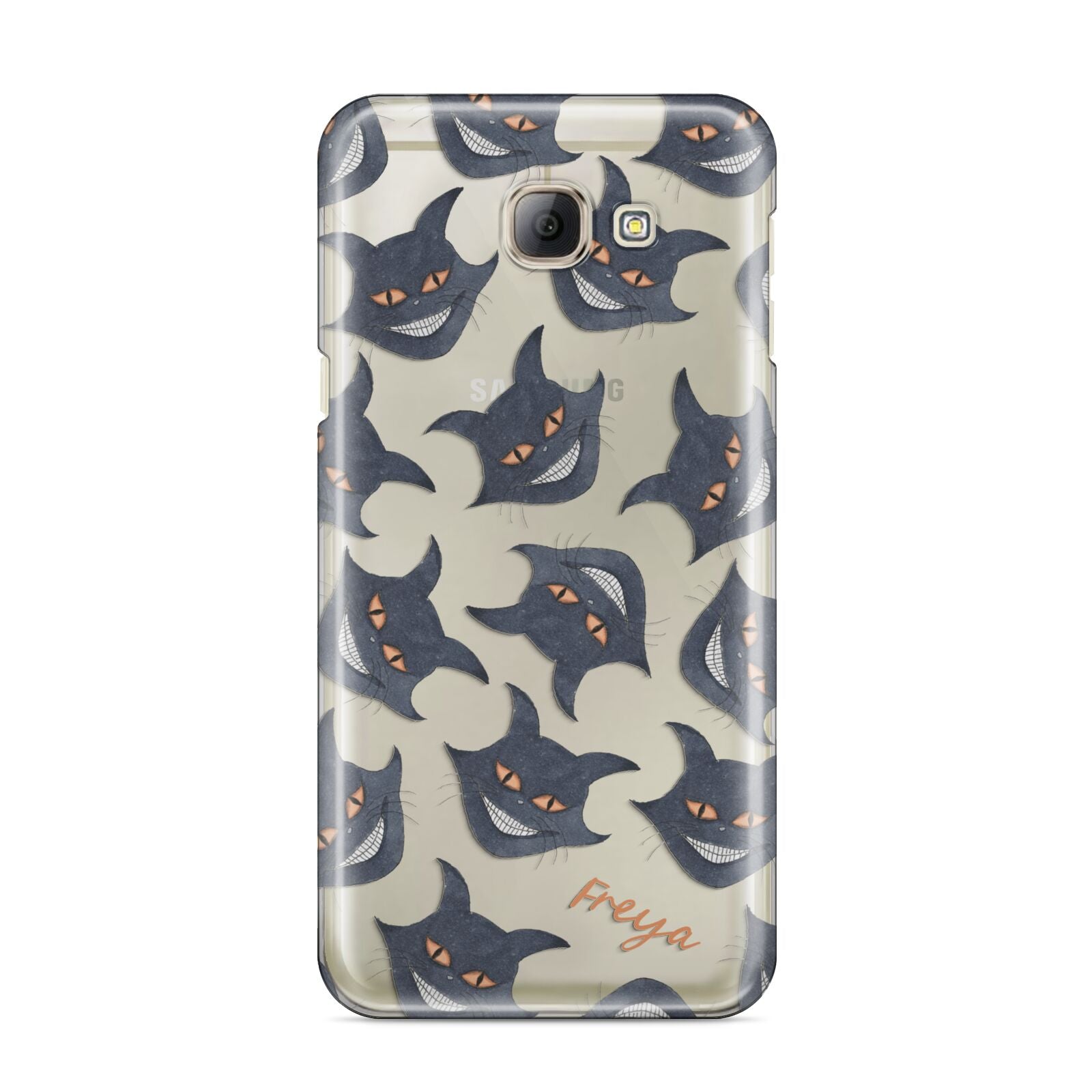 Creepy Cat Halloween Personalised Samsung Galaxy A8 2016 Case