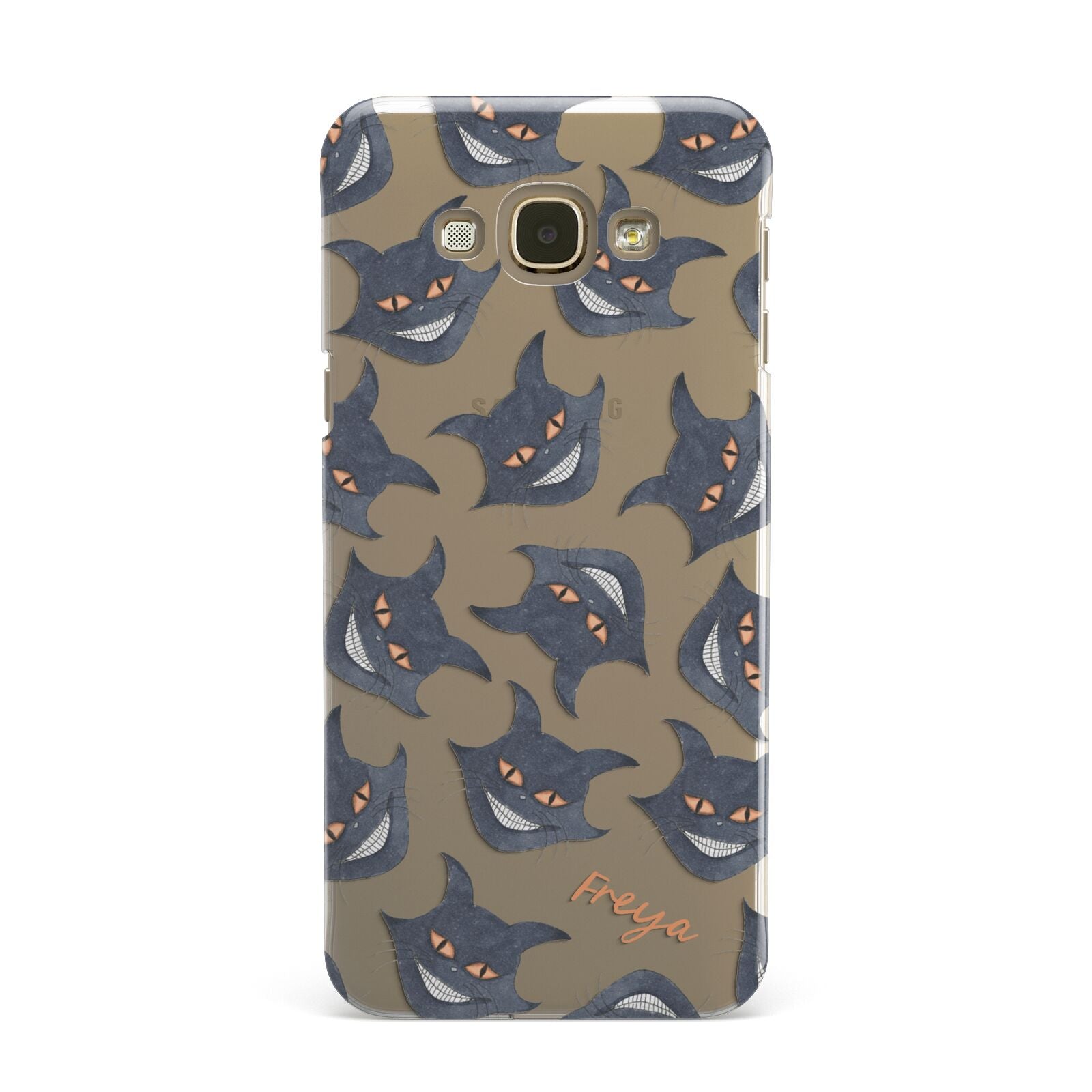 Creepy Cat Halloween Personalised Samsung Galaxy A8 Case