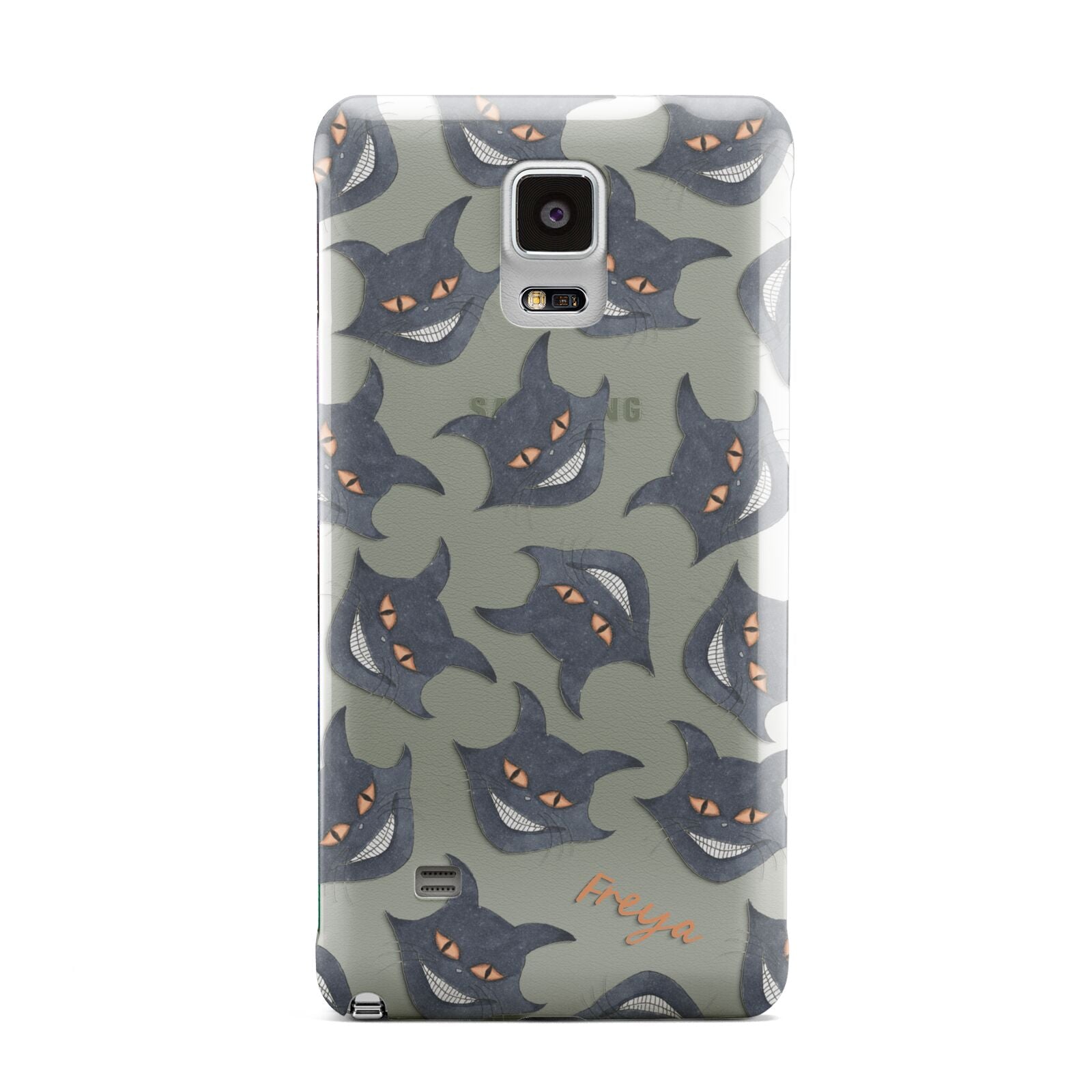 Creepy Cat Halloween Personalised Samsung Galaxy Note 4 Case