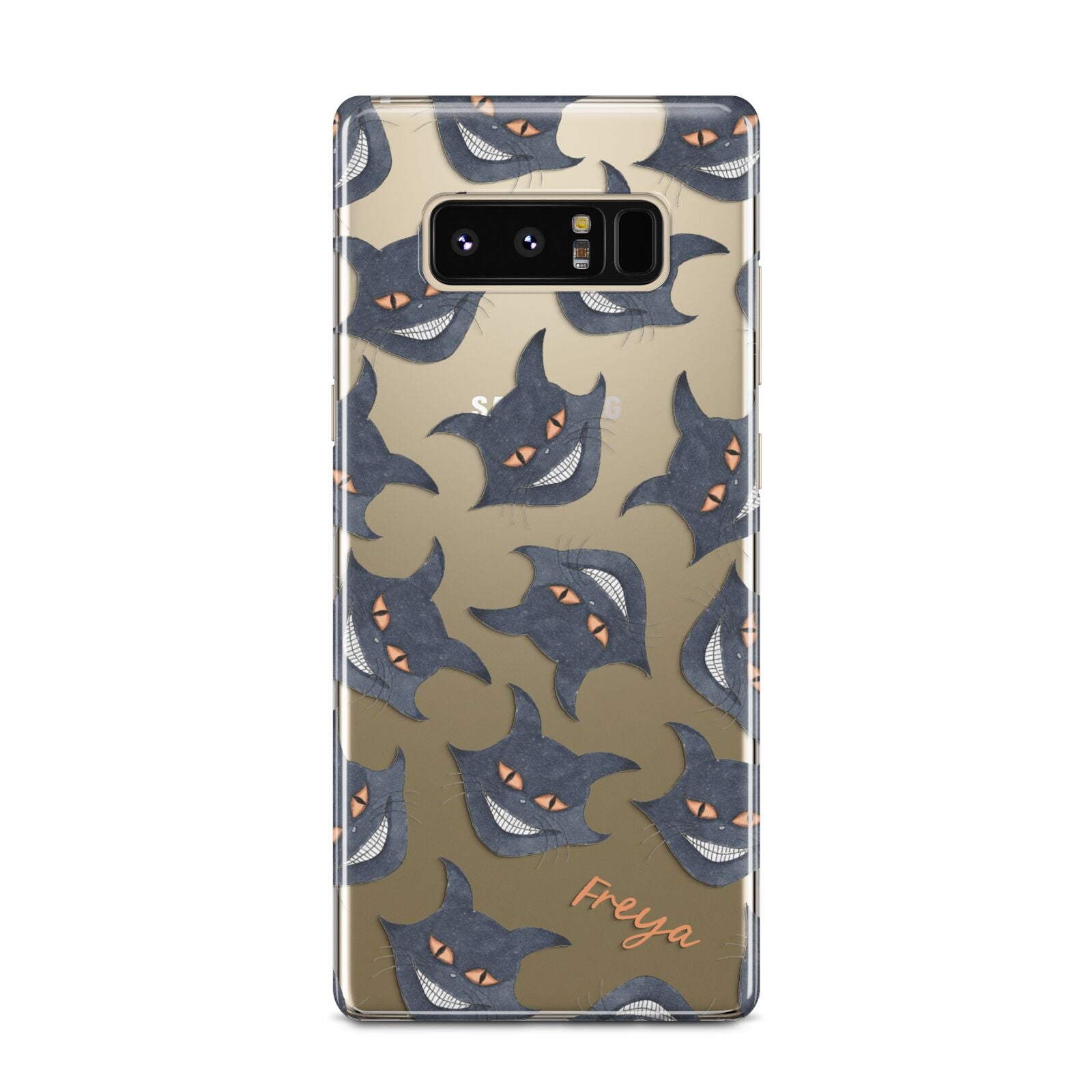 Creepy Cat Halloween Personalised Samsung Galaxy Note 8 Case