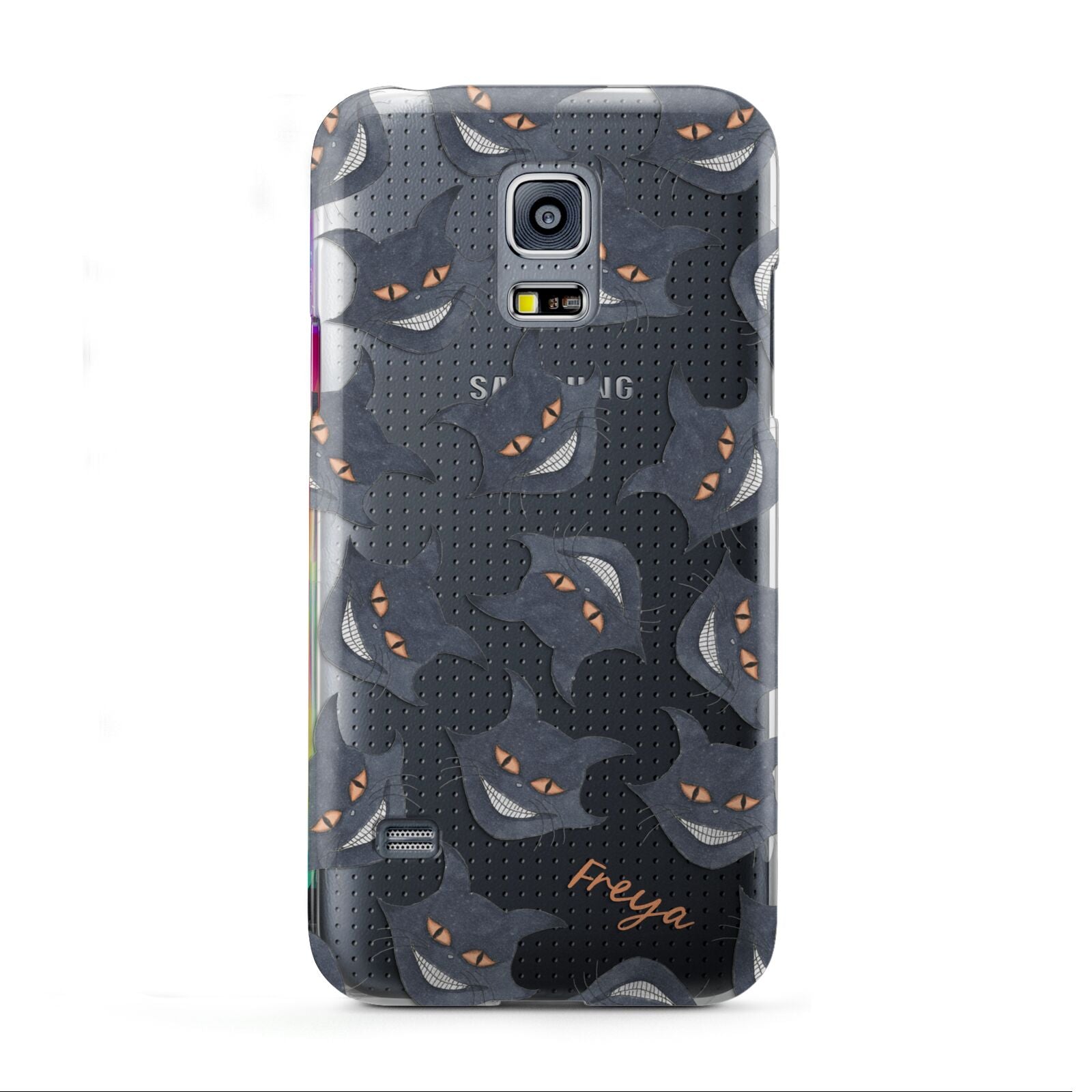 Creepy Cat Halloween Personalised Samsung Galaxy S5 Mini Case