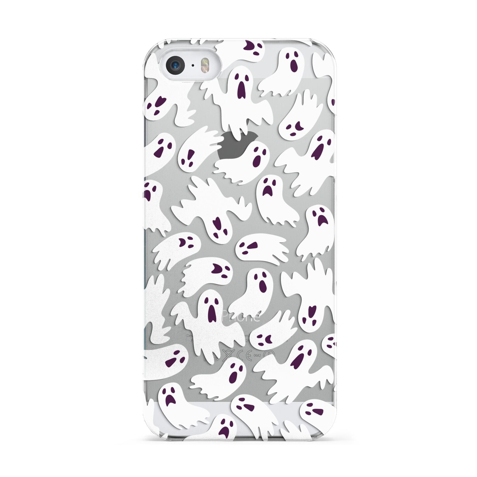 Crowd of Ghosts with Transparent Background Apple iPhone 5 Case