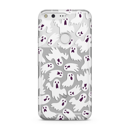 Crowd of Ghosts with Transparent Background Google Pixel Case