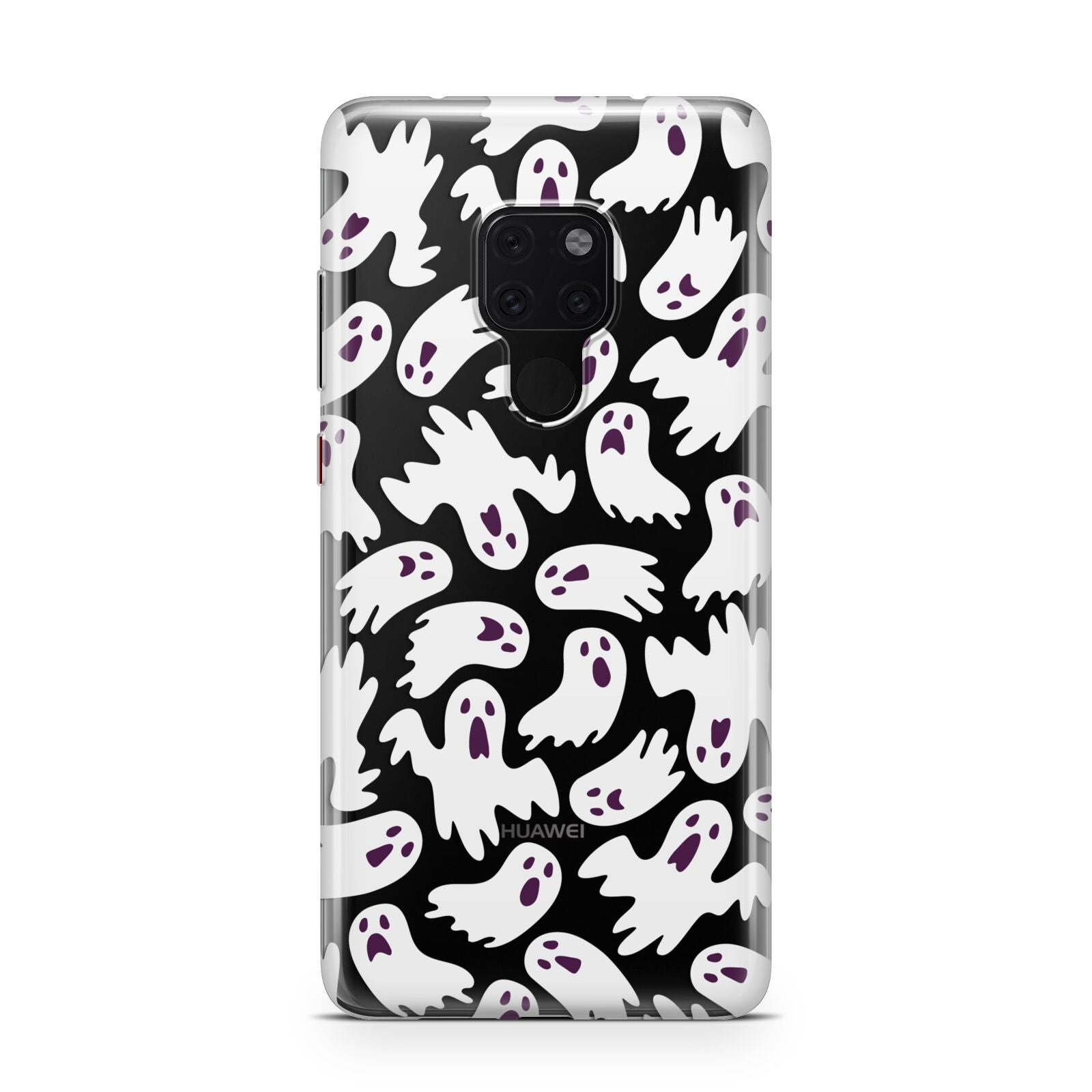 Crowd of Ghosts with Transparent Background Huawei Mate 20 Phone Case