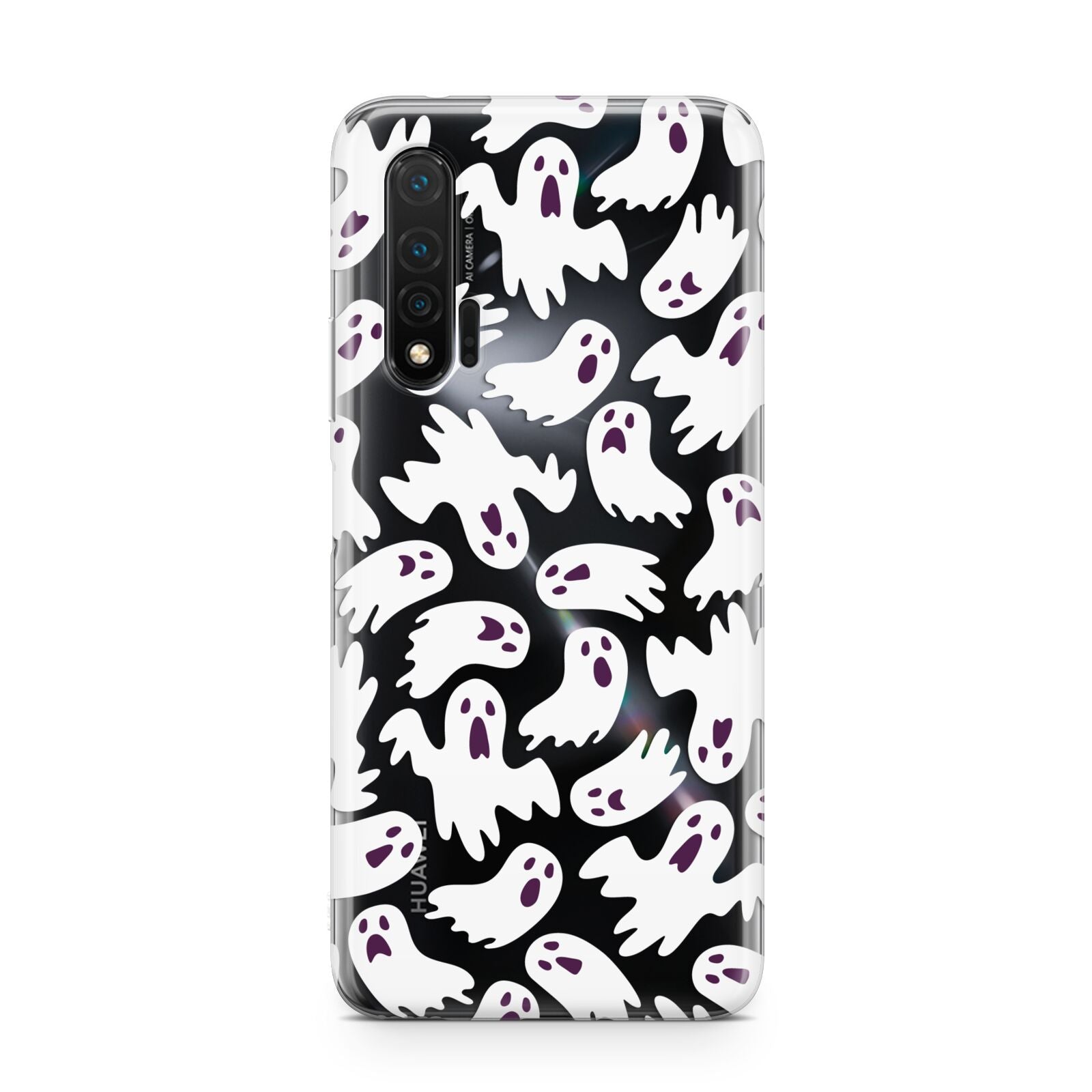 Crowd of Ghosts with Transparent Background Huawei Nova 6 Phone Case