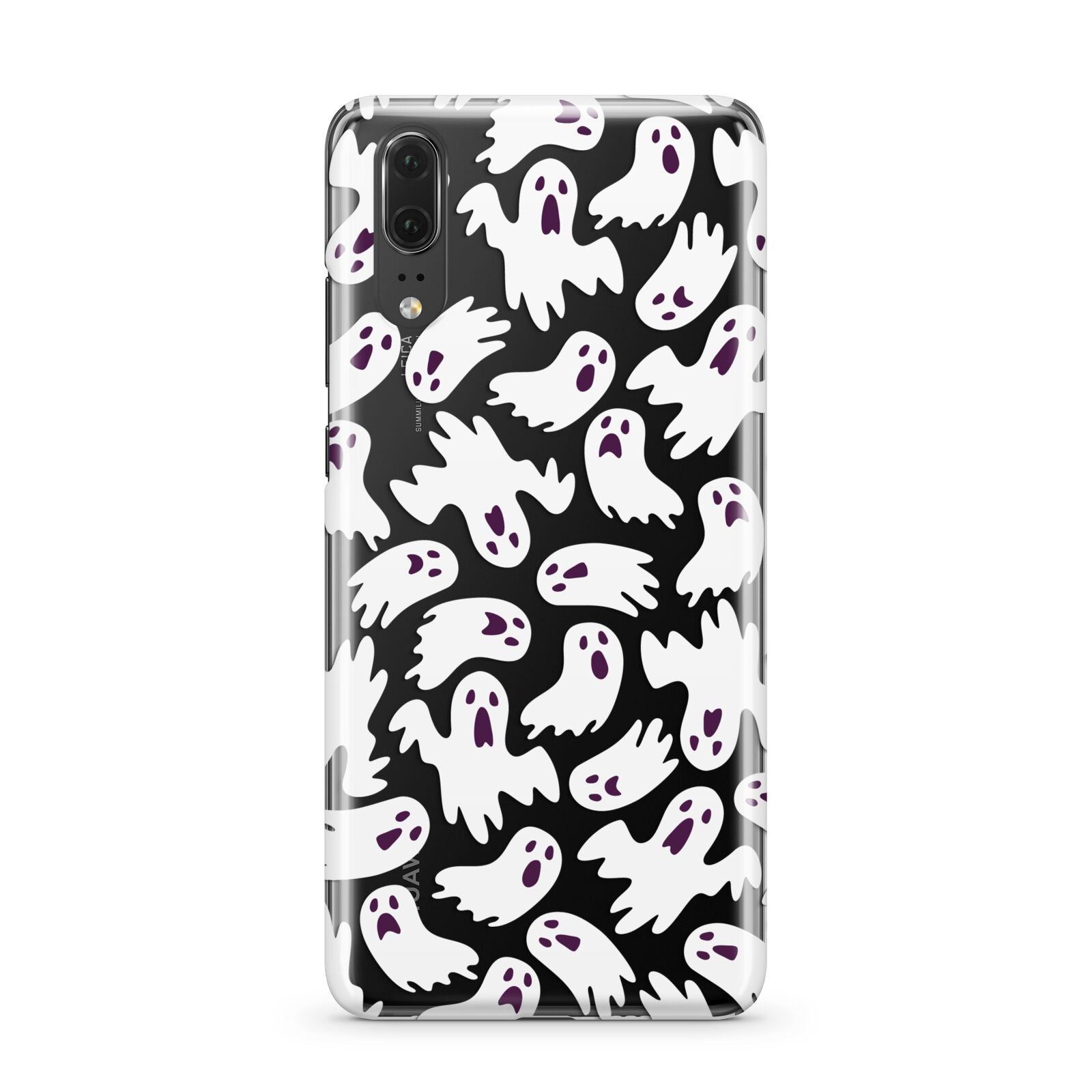 Crowd of Ghosts with Transparent Background Huawei P20 Phone Case