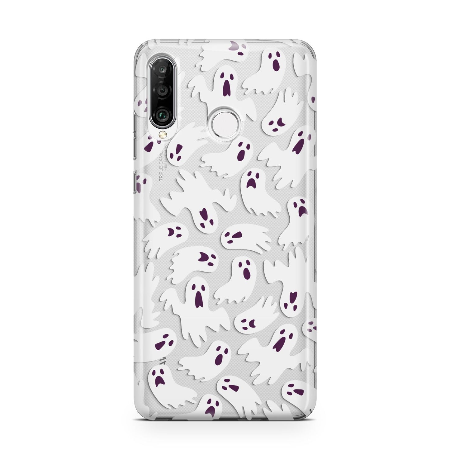 Crowd of Ghosts with Transparent Background Huawei P30 Lite Phone Case