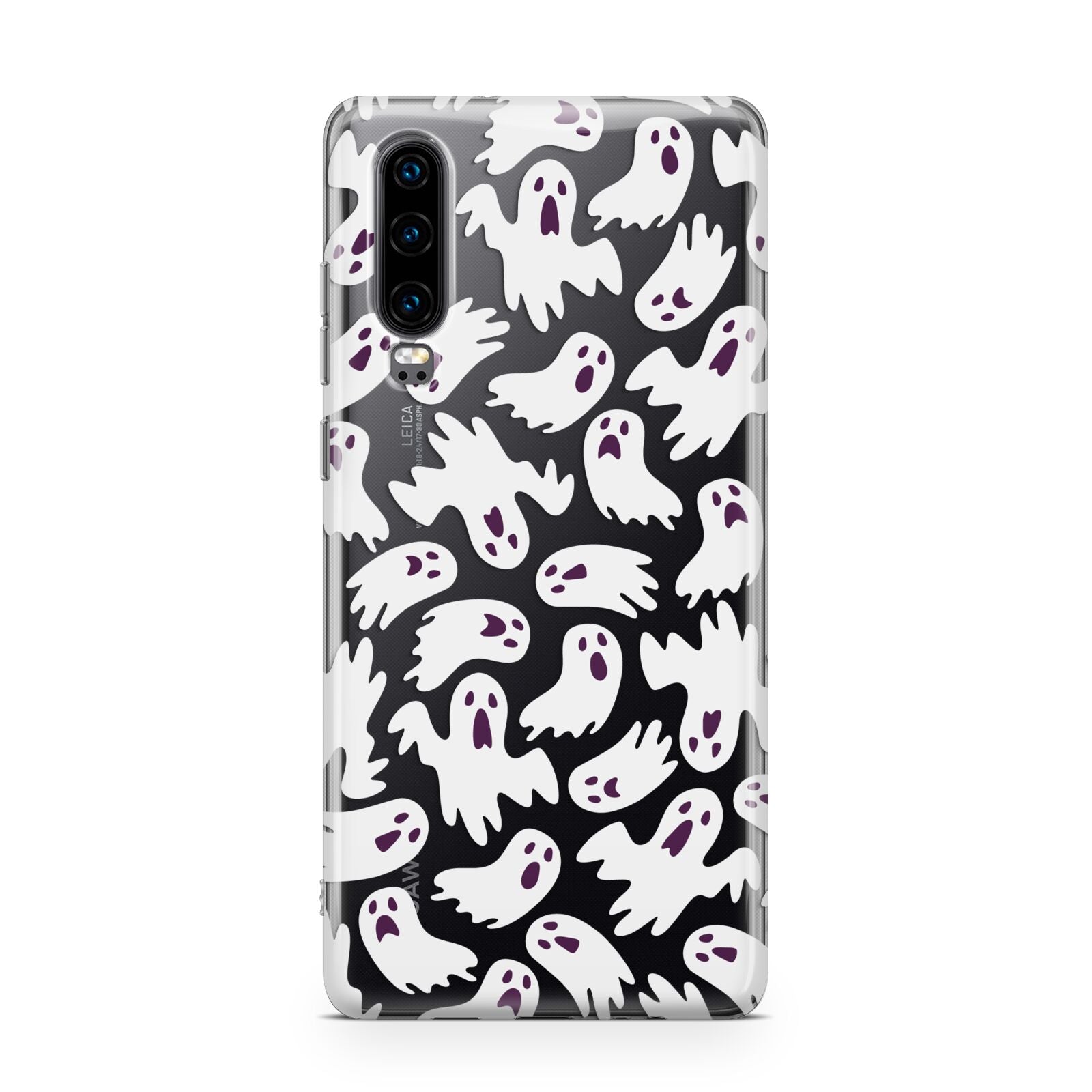 Crowd of Ghosts with Transparent Background Huawei P30 Phone Case