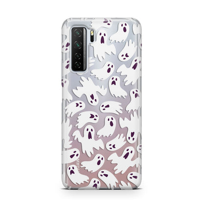 Crowd of Ghosts with Transparent Background Huawei P40 Lite 5G Phone Case