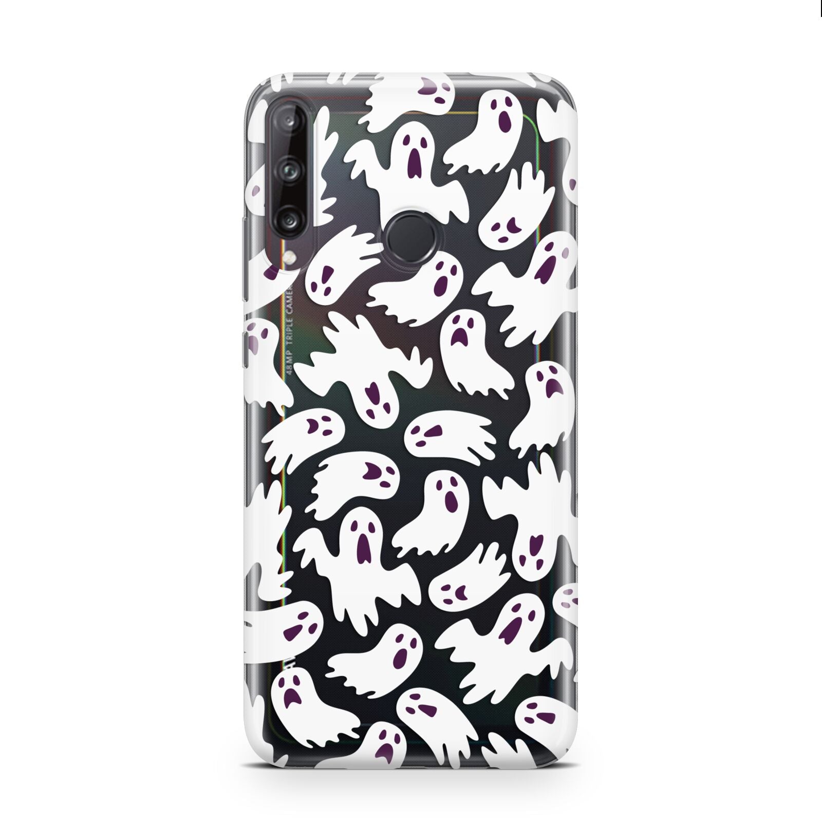 Crowd of Ghosts with Transparent Background Huawei P40 Lite E Phone Case