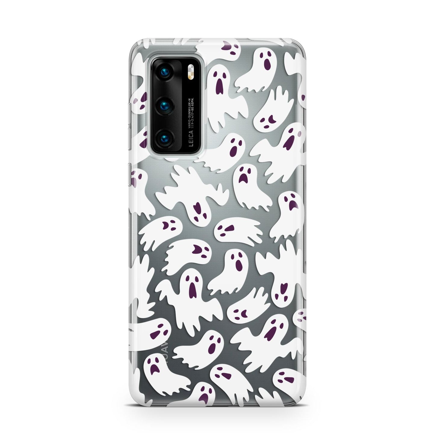 Crowd of Ghosts with Transparent Background Huawei P40 Phone Case