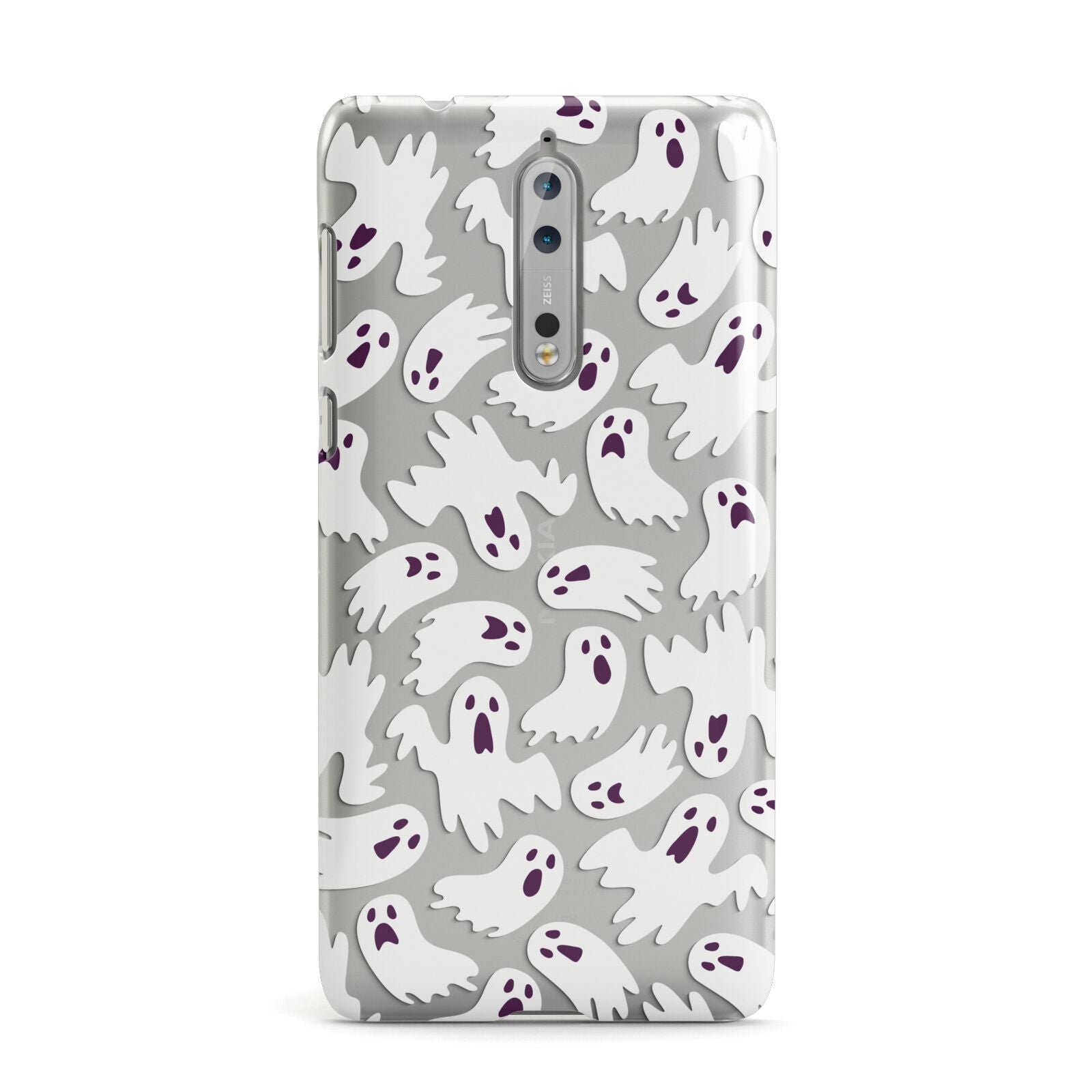 Crowd of Ghosts with Transparent Background Nokia Case