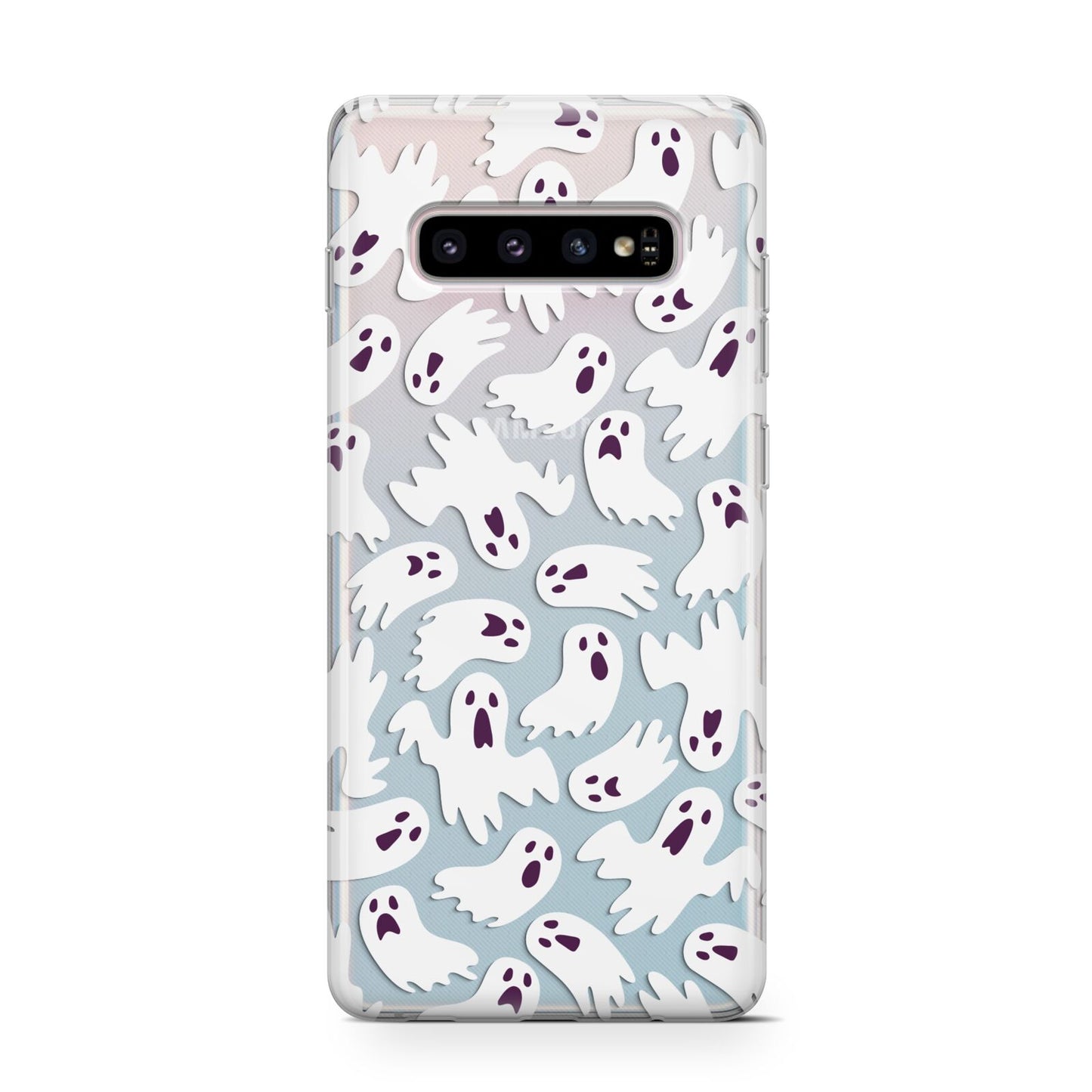 Crowd of Ghosts with Transparent Background Protective Samsung Galaxy Case