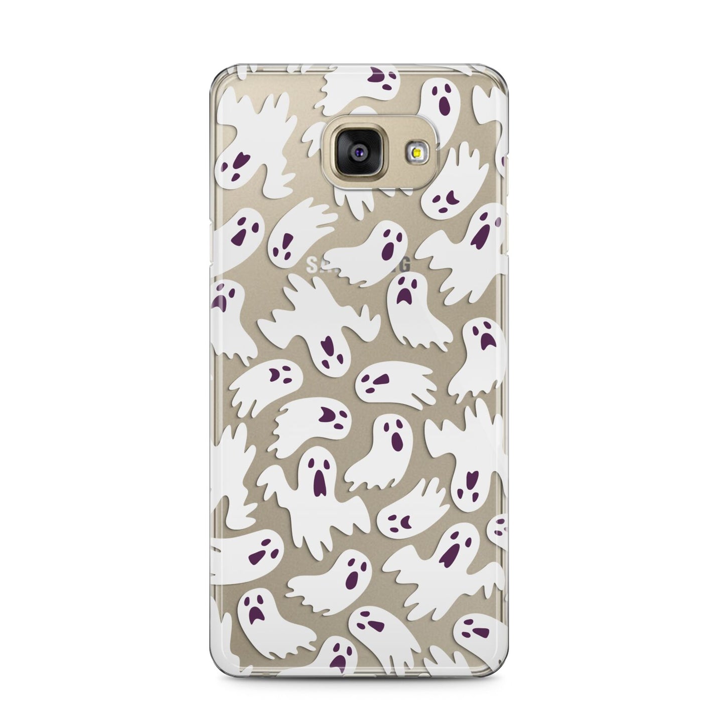 Crowd of Ghosts with Transparent Background Samsung Galaxy A5 2016 Case on gold phone