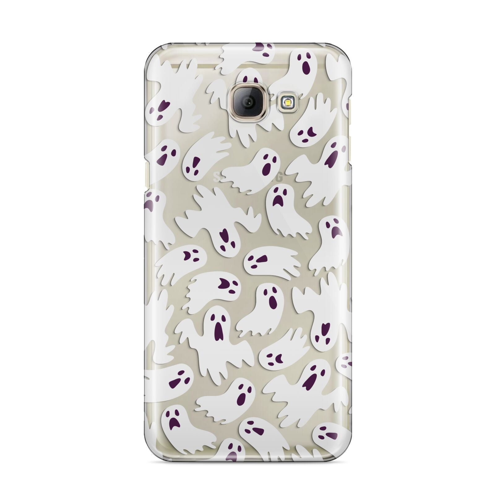 Crowd of Ghosts with Transparent Background Samsung Galaxy A8 2016 Case