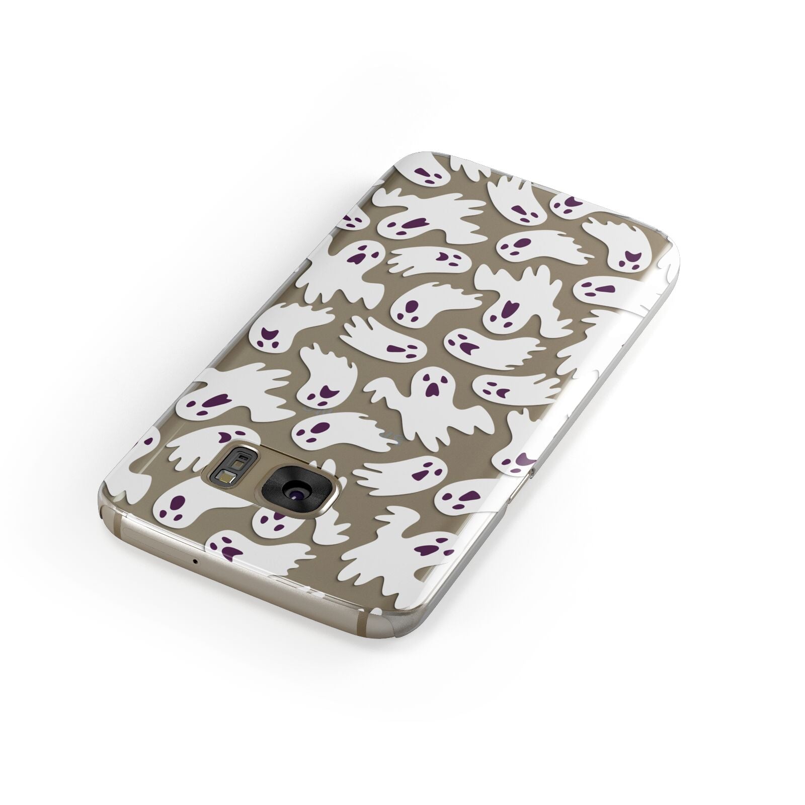 Crowd of Ghosts with Transparent Background Samsung Galaxy Case Front Close Up