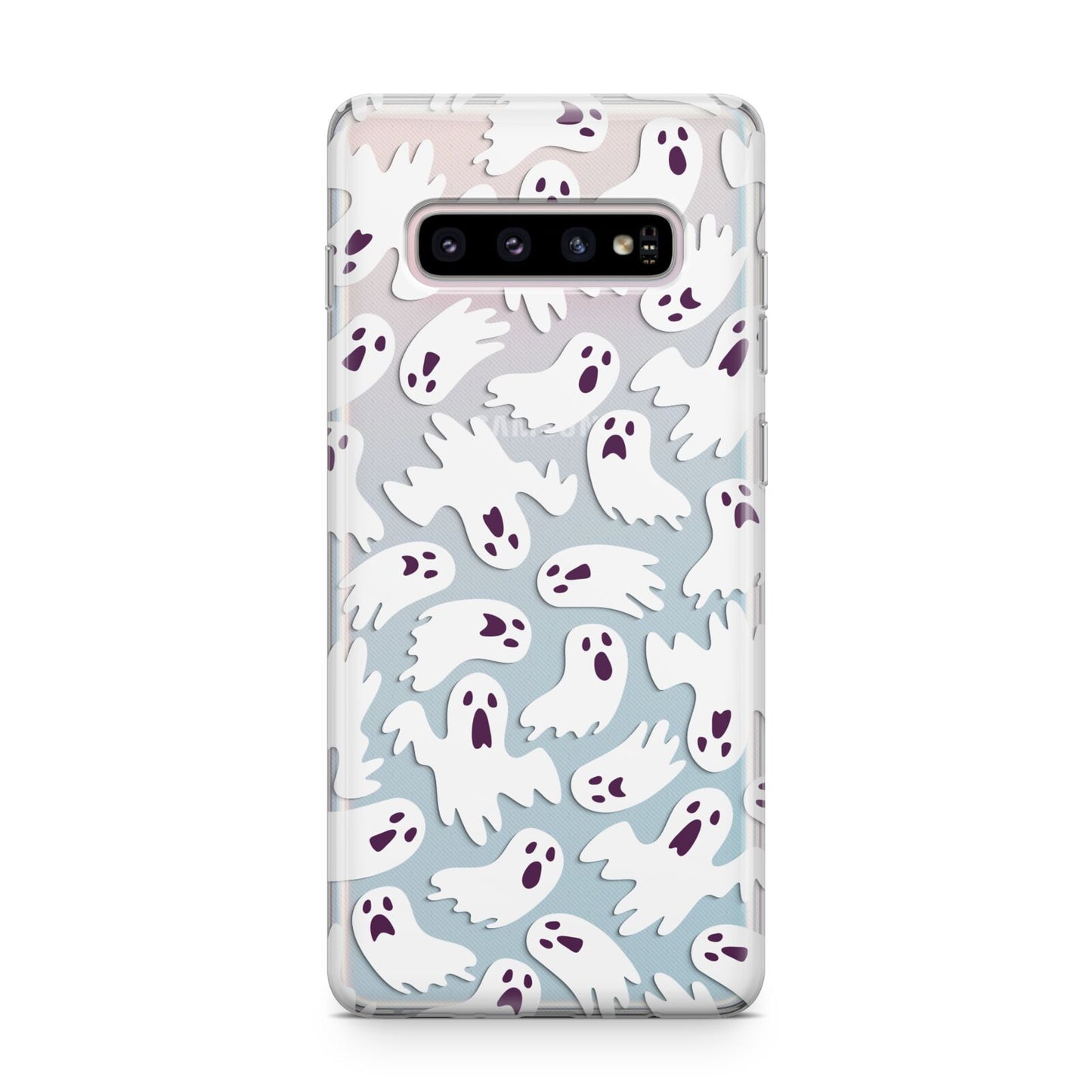 Crowd of Ghosts with Transparent Background Samsung Galaxy S10 Plus Case