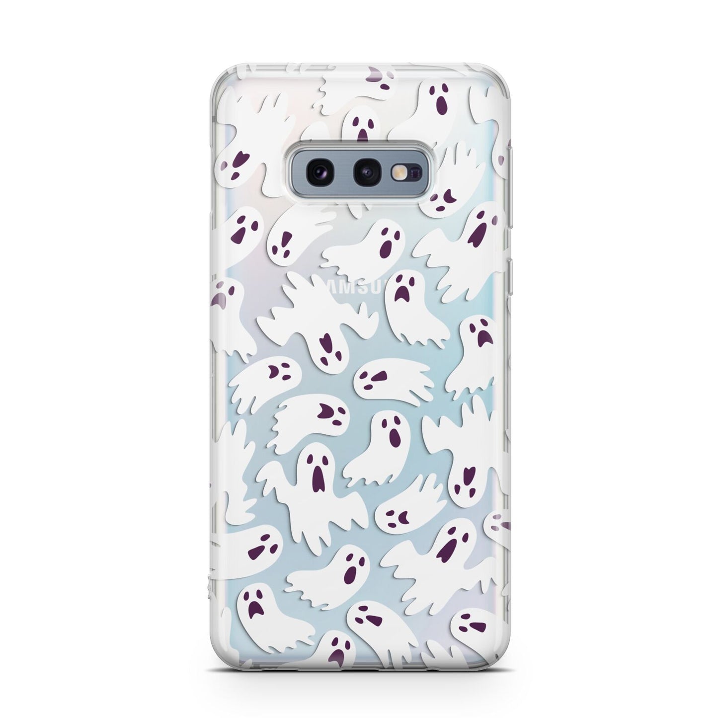 Crowd of Ghosts with Transparent Background Samsung Galaxy S10E Case