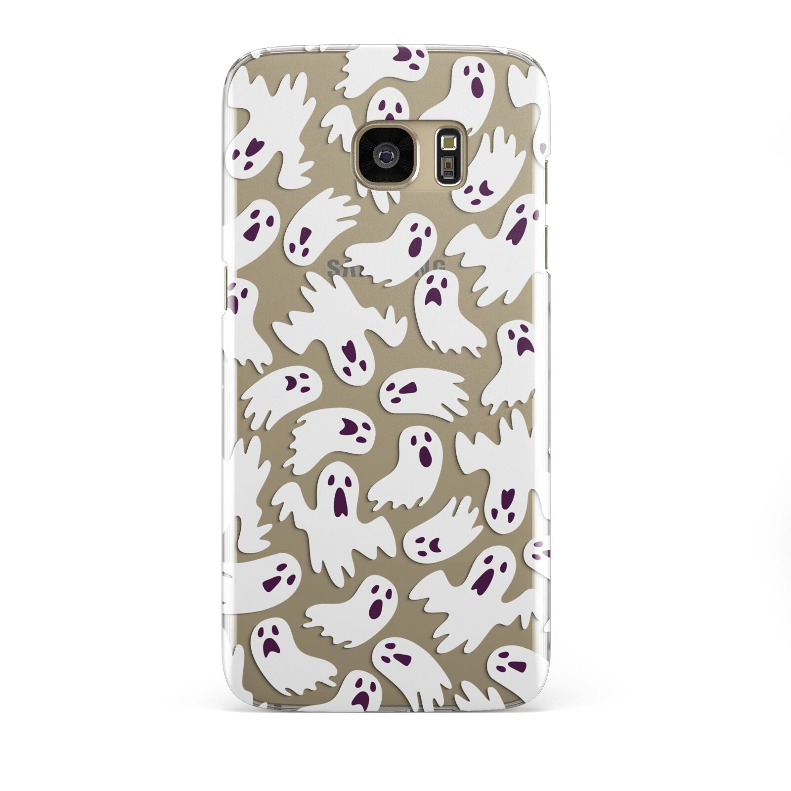 Crowd of Ghosts with Transparent Background Samsung Galaxy S7 Edge Case