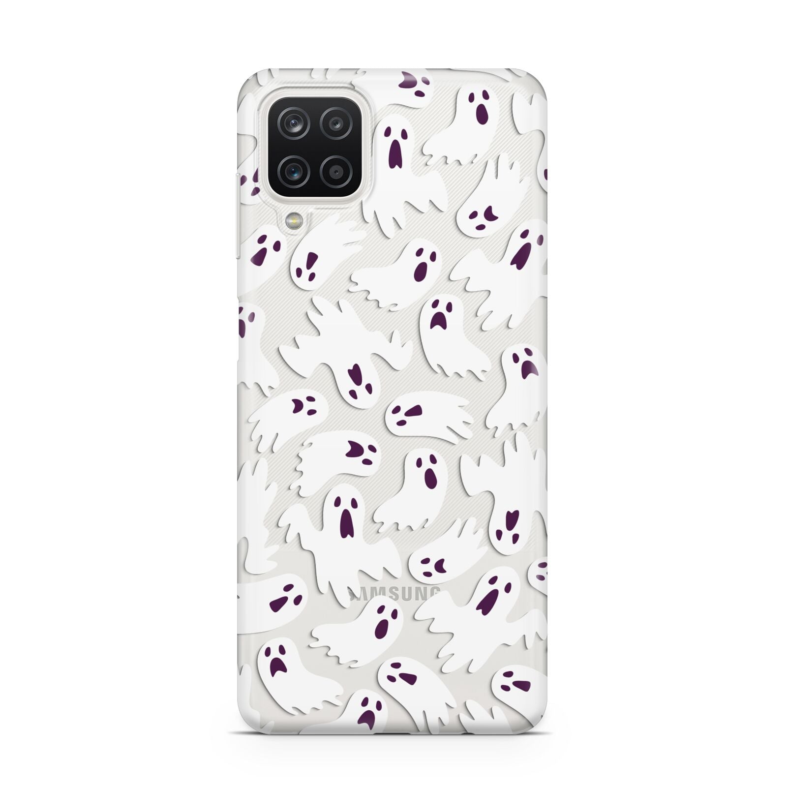 Crowd of Ghosts with Transparent Background Samsung M12 Case