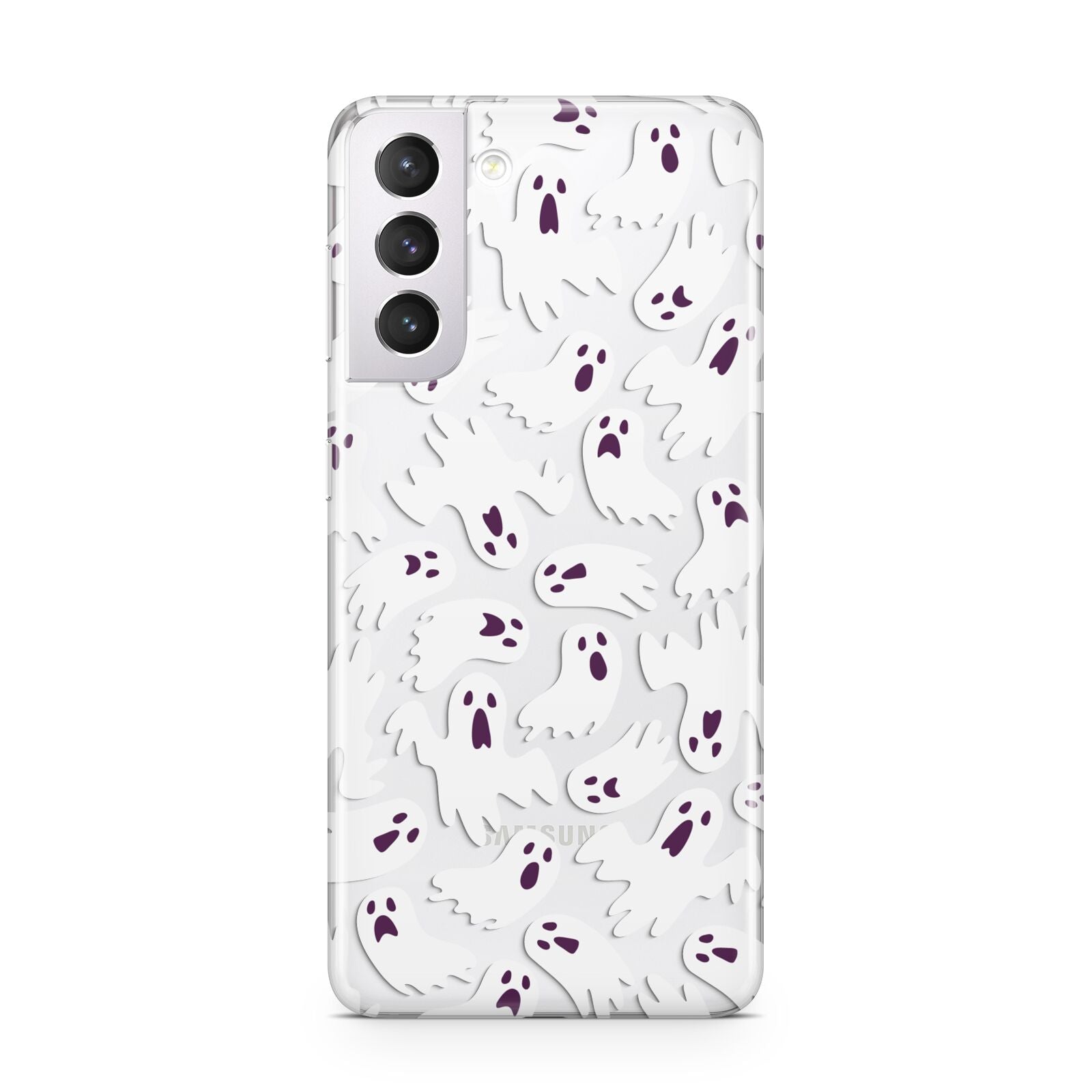 Crowd of Ghosts with Transparent Background Samsung S21 Case