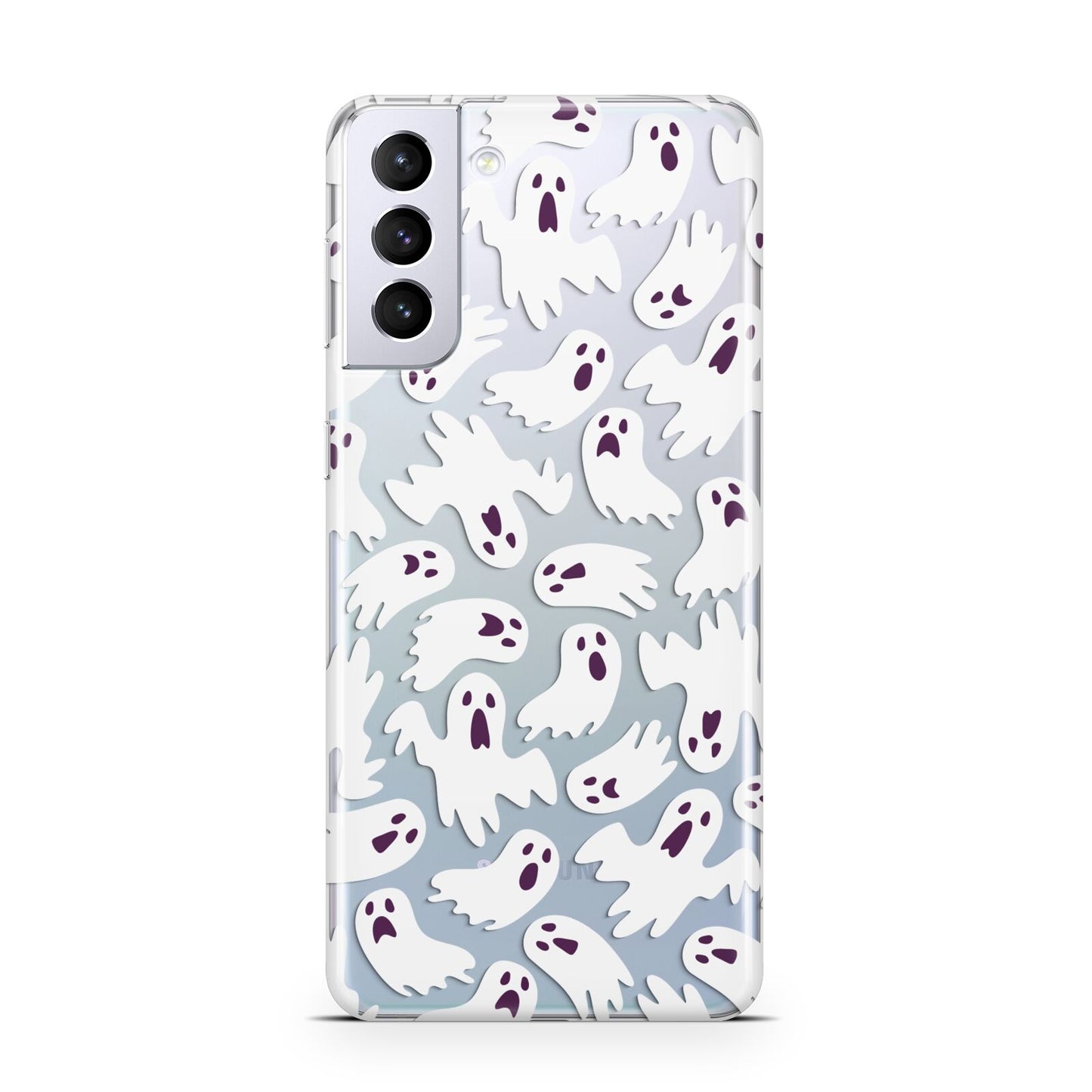 Crowd of Ghosts with Transparent Background Samsung S21 Plus Case