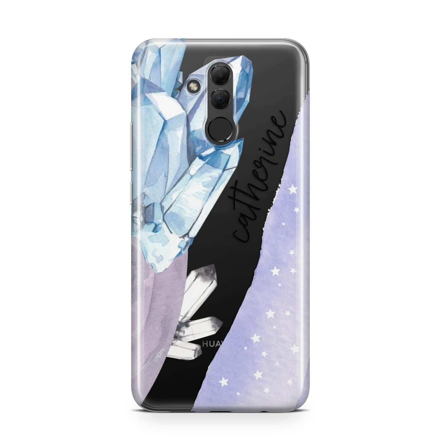 Crystals Personalised Name Huawei Mate 20 Lite