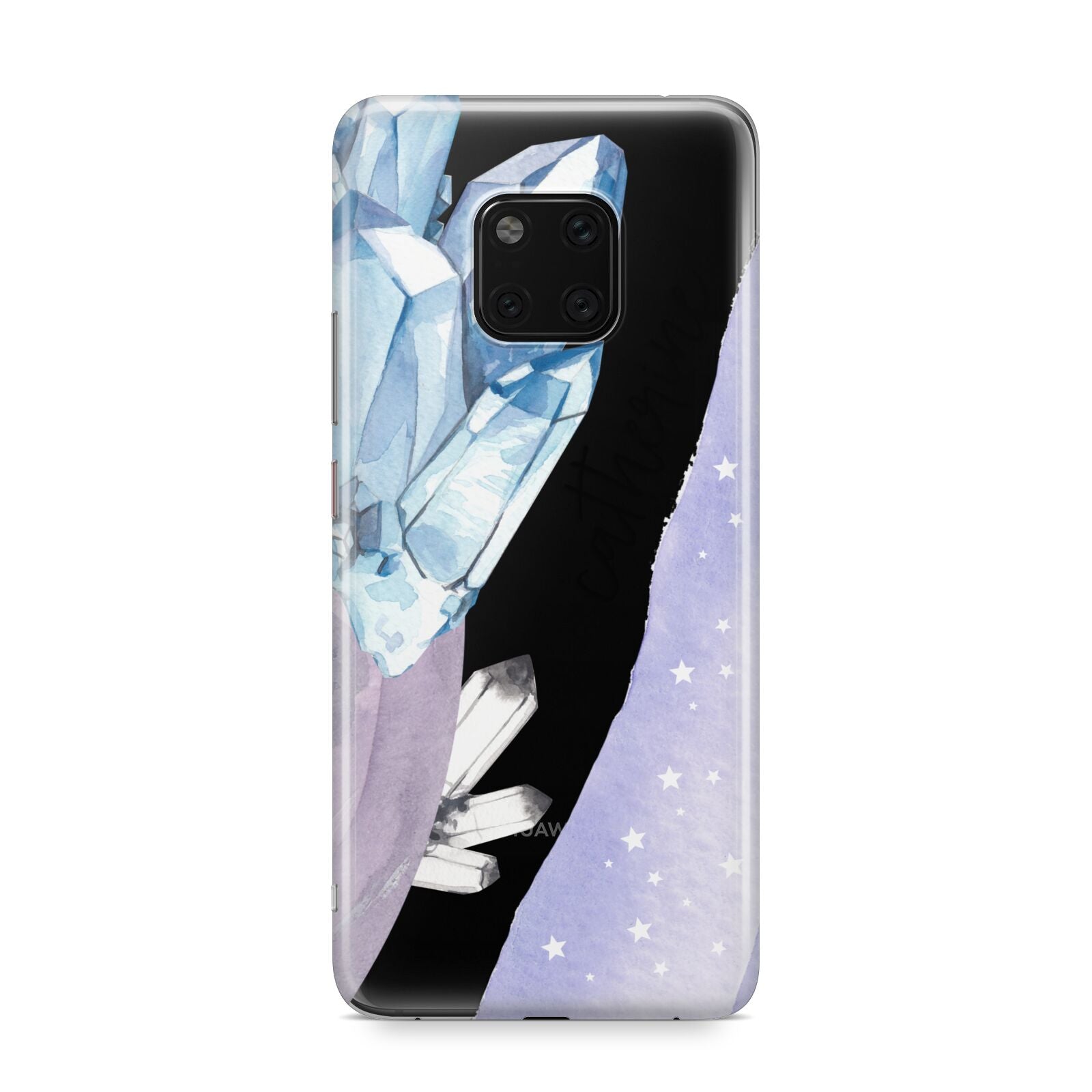 Crystals Personalised Name Huawei Mate 20 Pro Phone Case