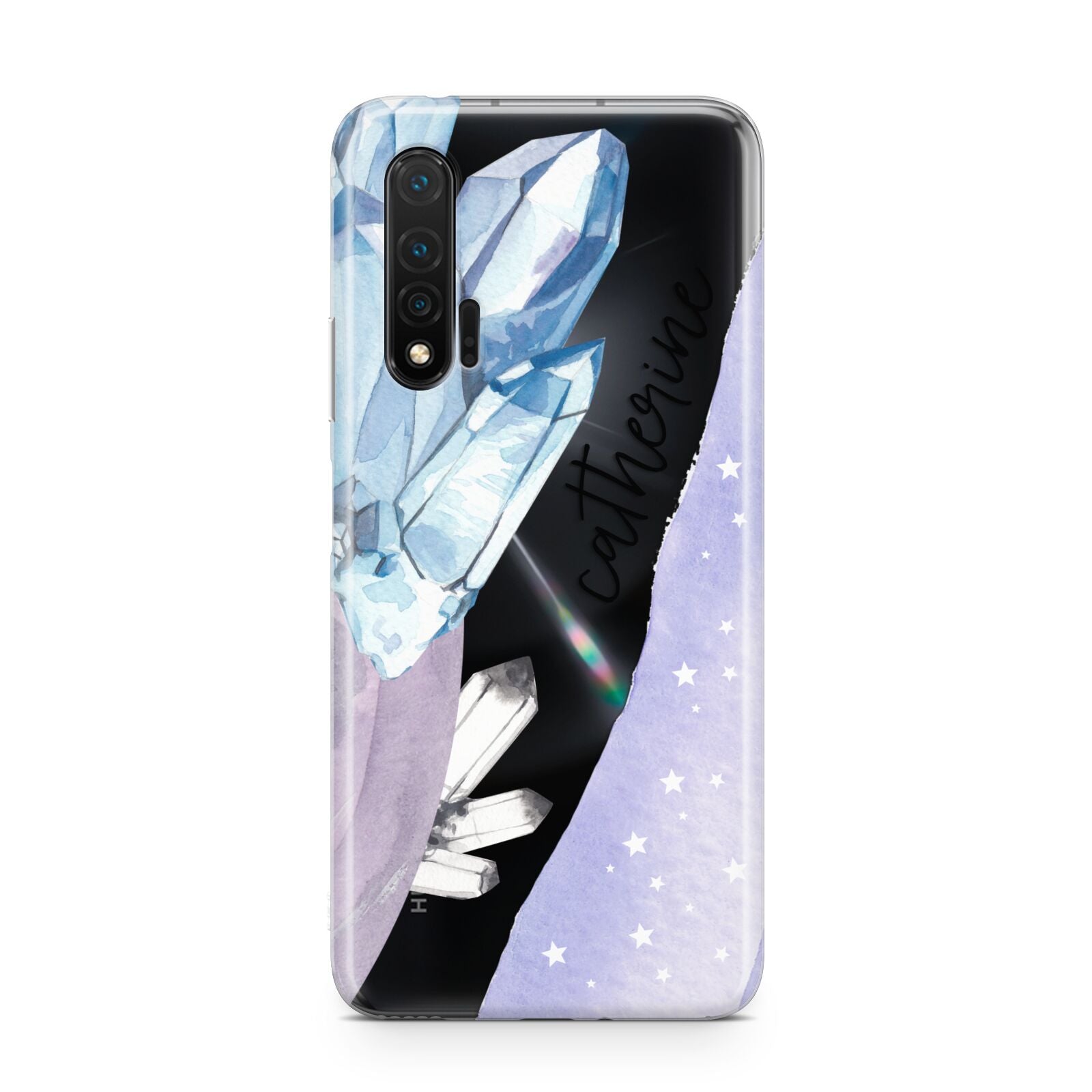 Crystals Personalised Name Huawei Nova 6 Phone Case