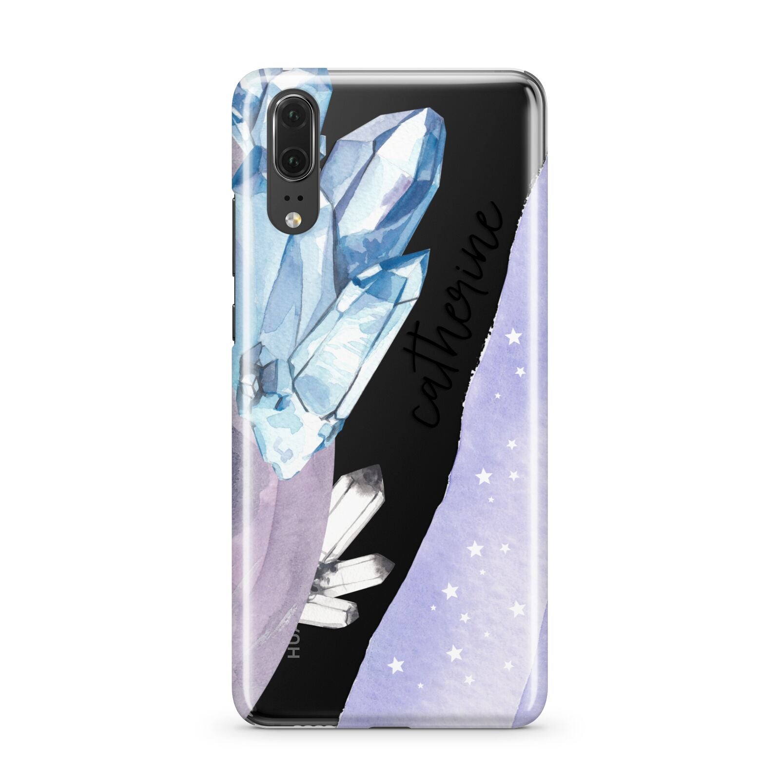 Crystals Personalised Name Huawei P20 Phone Case