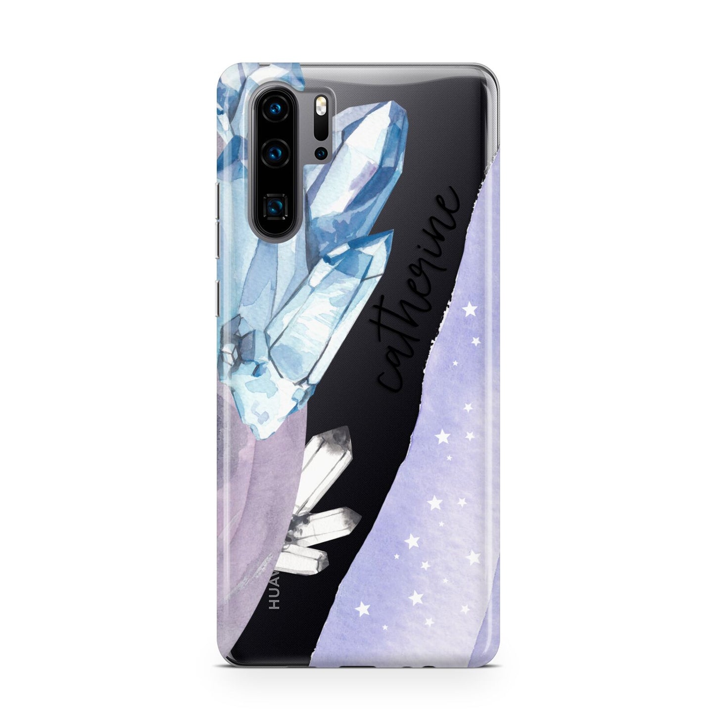 Crystals Personalised Name Huawei P30 Pro Phone Case