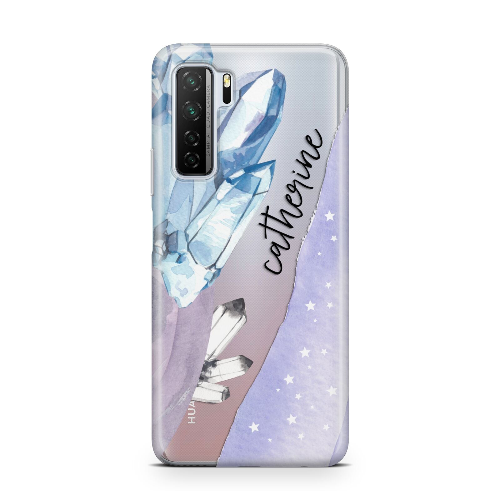 Crystals Personalised Name Huawei P40 Lite 5G Phone Case